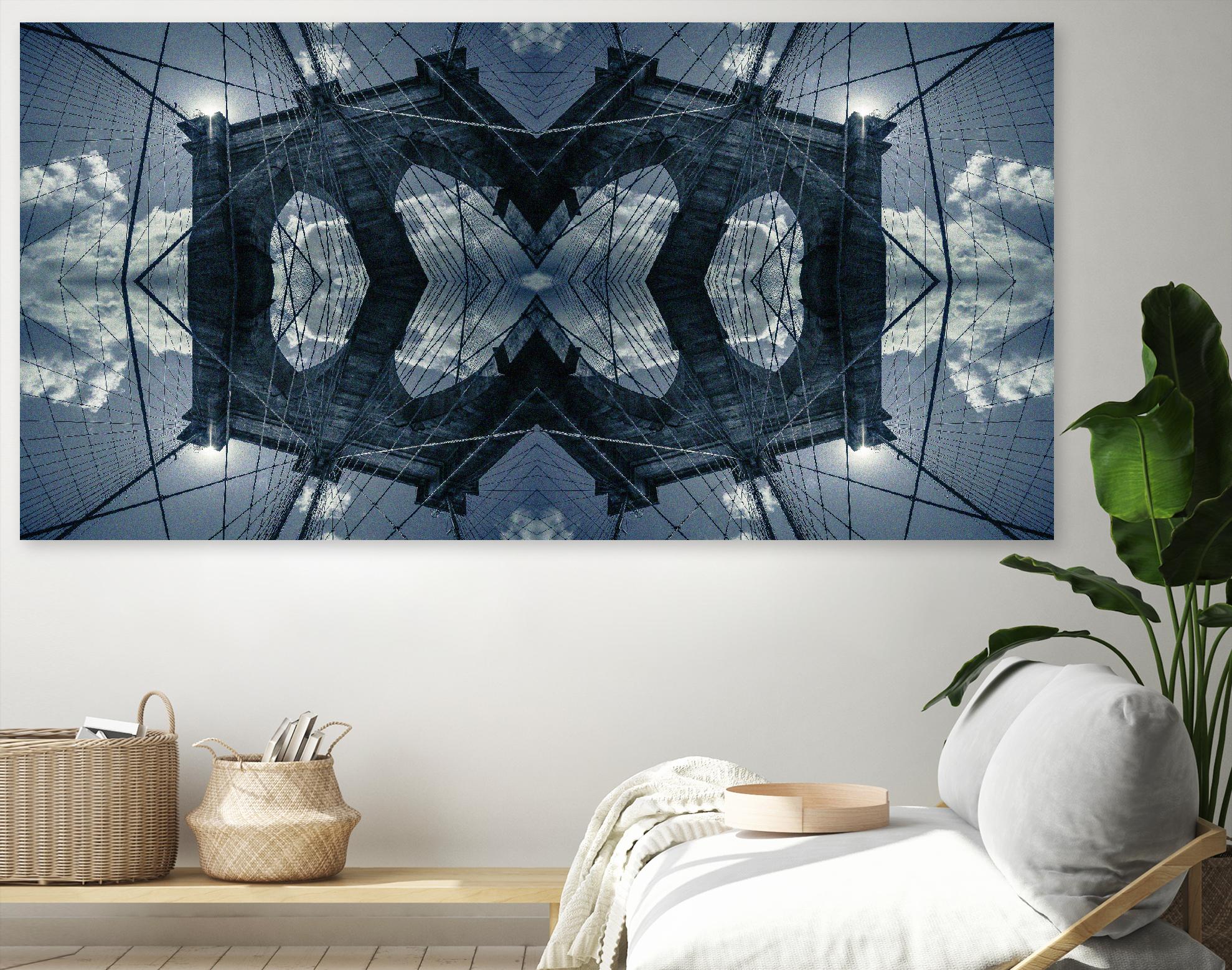 Folded Architecture 1 by DavidJordan Williams on GIANT ART - blue abstract