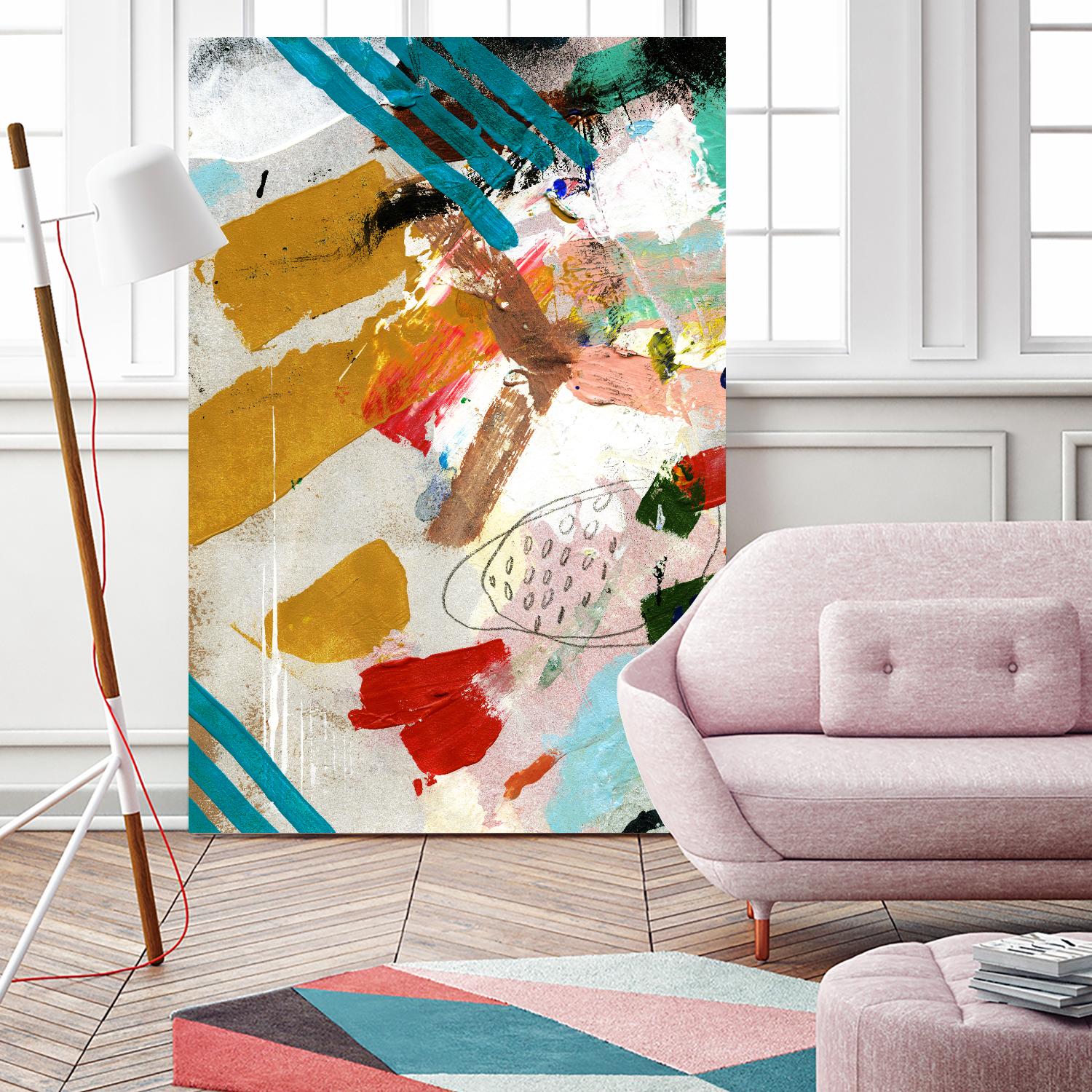 Palette 1 by Stefano Altamura on GIANT ART - turquoise abstract