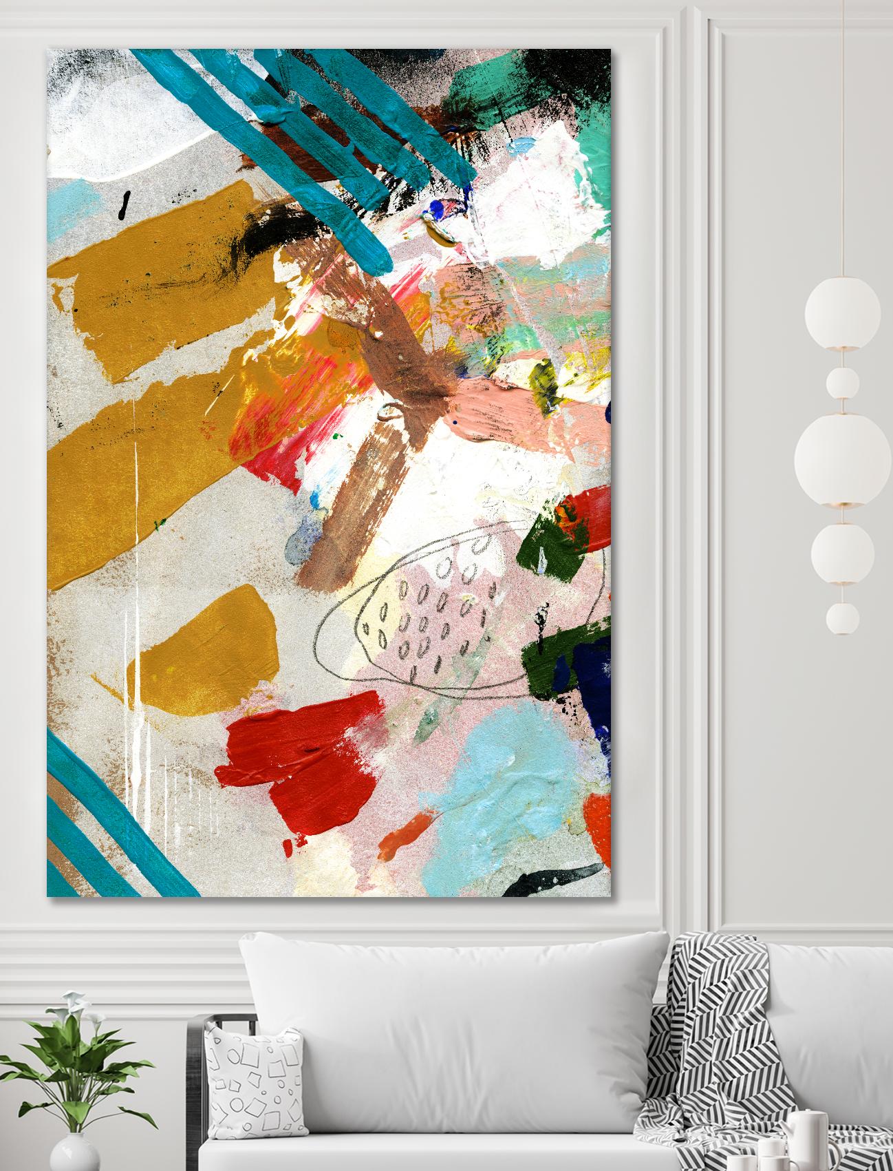 Palette 1 by Stefano Altamura on GIANT ART - turquoise abstract