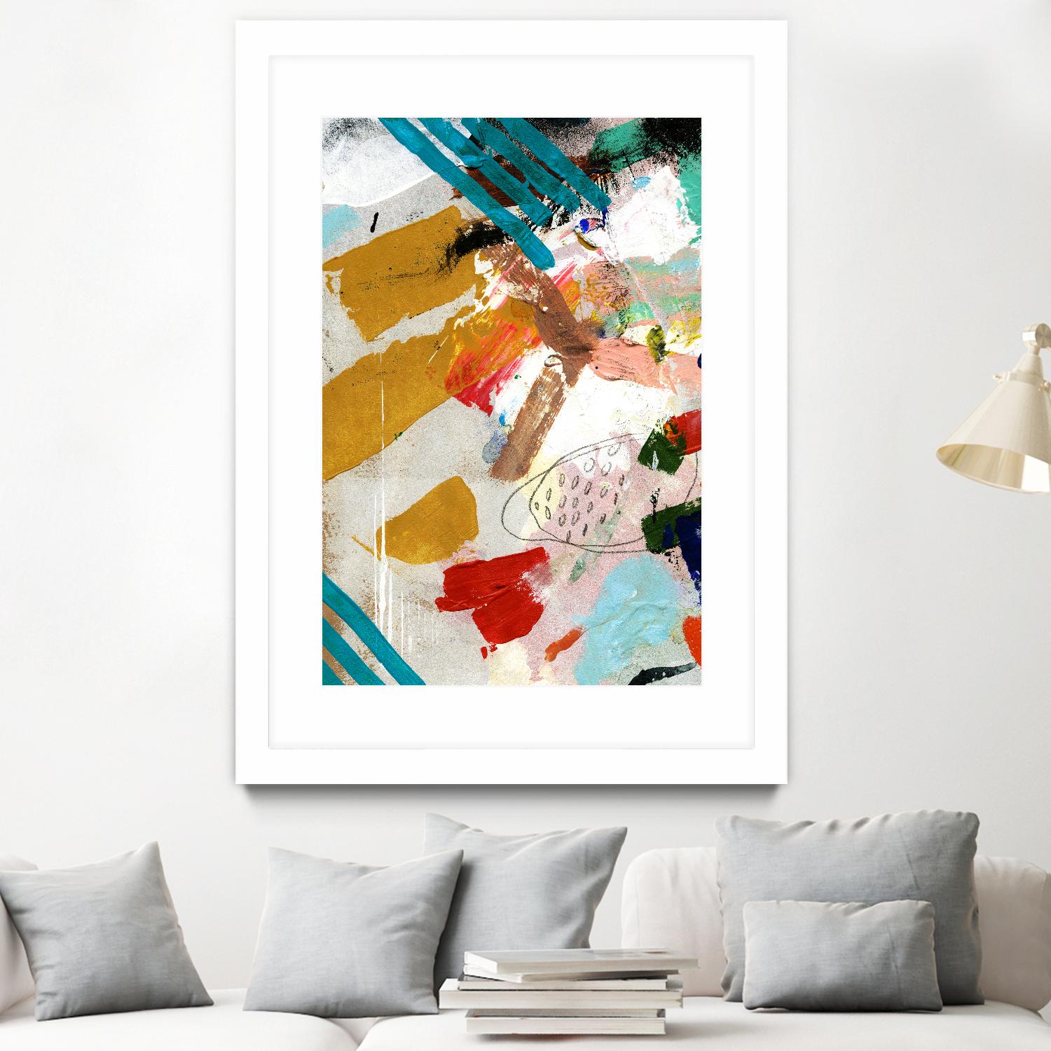 Palette 1 by Stefano Altamura on GIANT ART - turquoise abstract