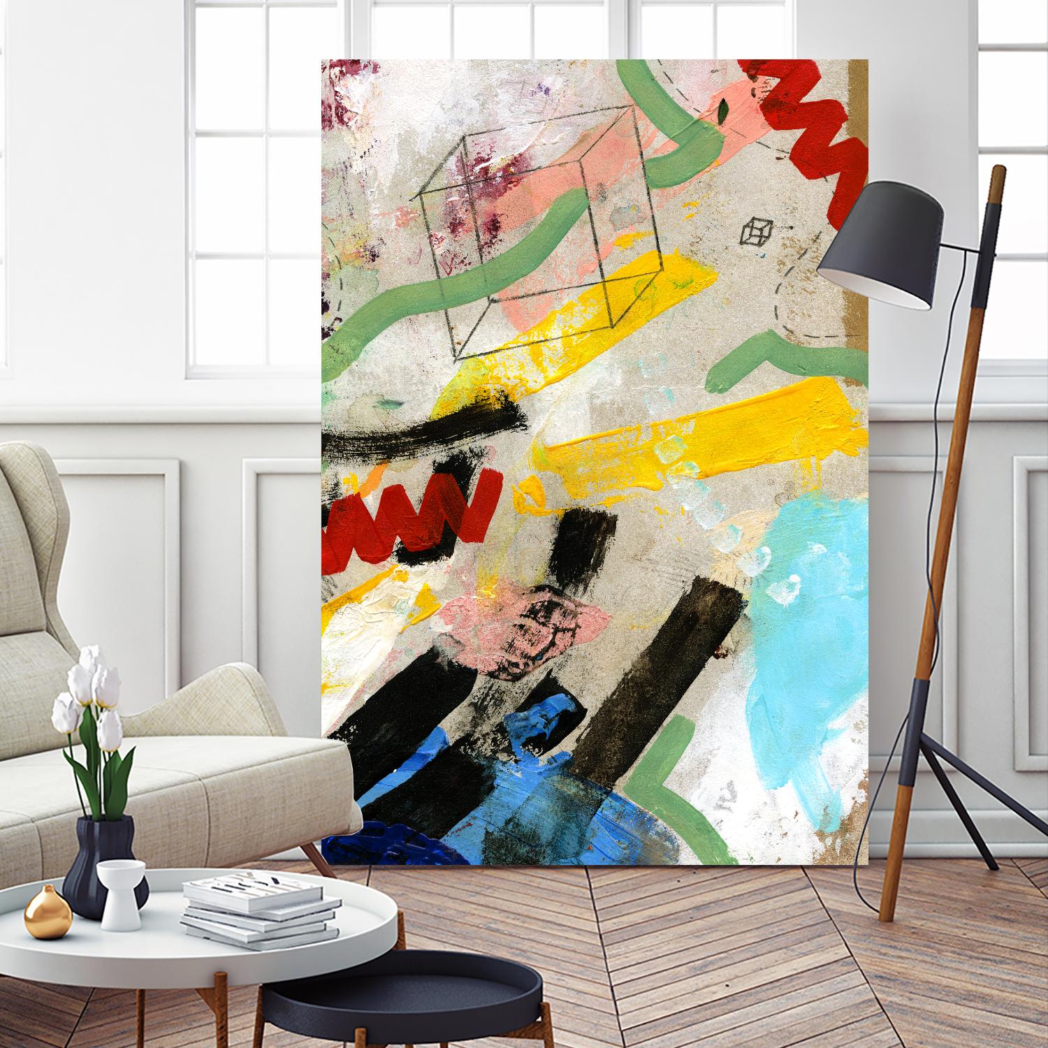 Palette 2 by Stefano Altamura on GIANT ART - beige abstract