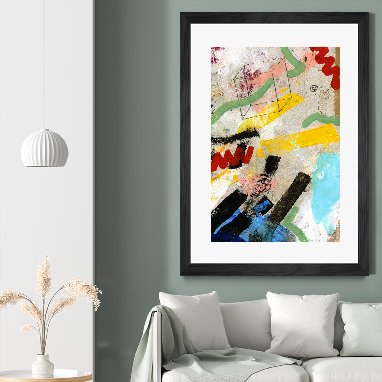 Palette 2 by Stefano Altamura on GIANT ART - beige abstract