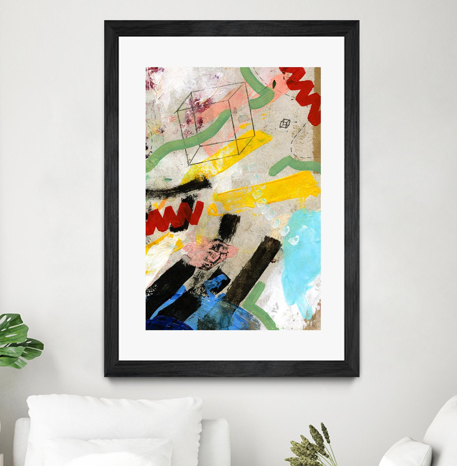 Palette 2 by Stefano Altamura on GIANT ART - beige abstract