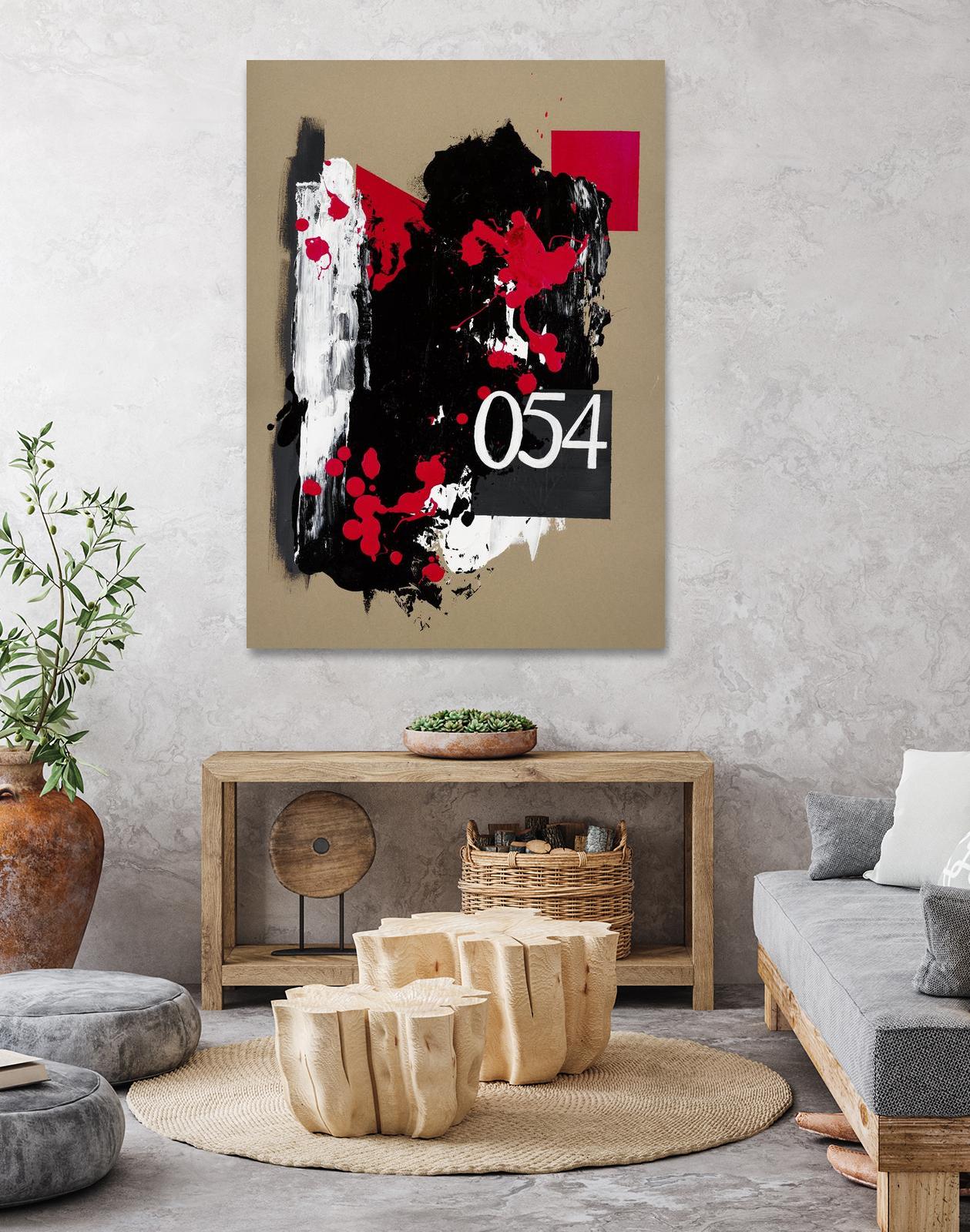 Zero Series No. 054 by Emma Jones on GIANT ART - red abstract