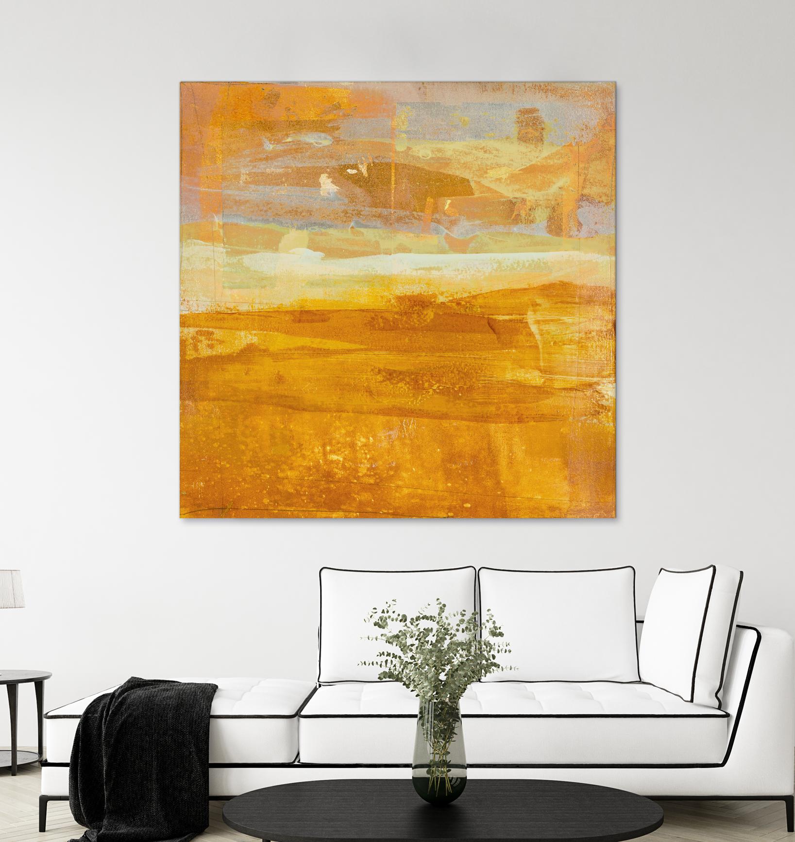 Citrus Dawn 1 by Maeve Harris on GIANT ART - orange abstract