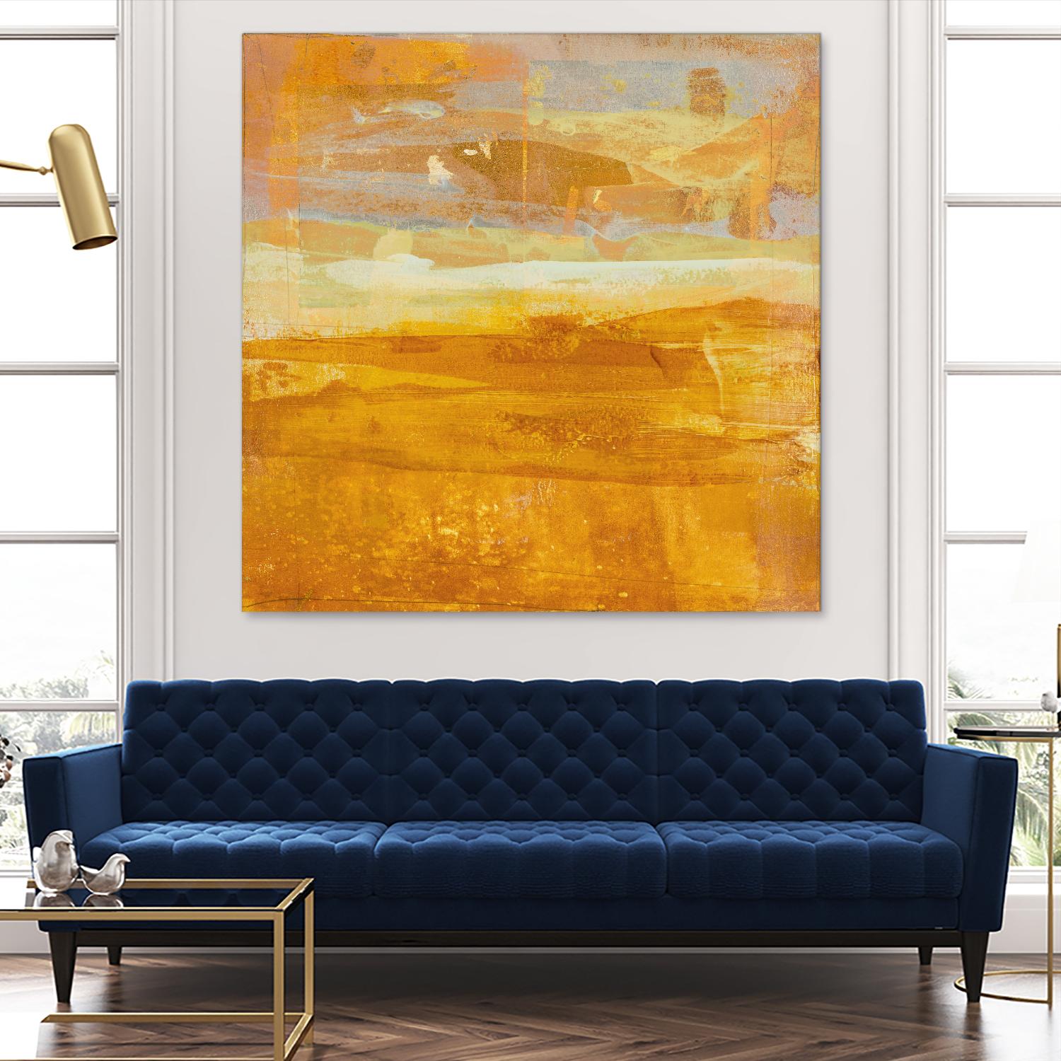 Citrus Dawn 1 by Maeve Harris on GIANT ART - orange abstract