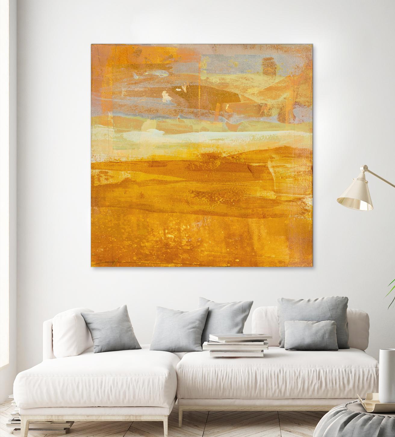 Citrus Dawn 1 by Maeve Harris on GIANT ART - orange abstract