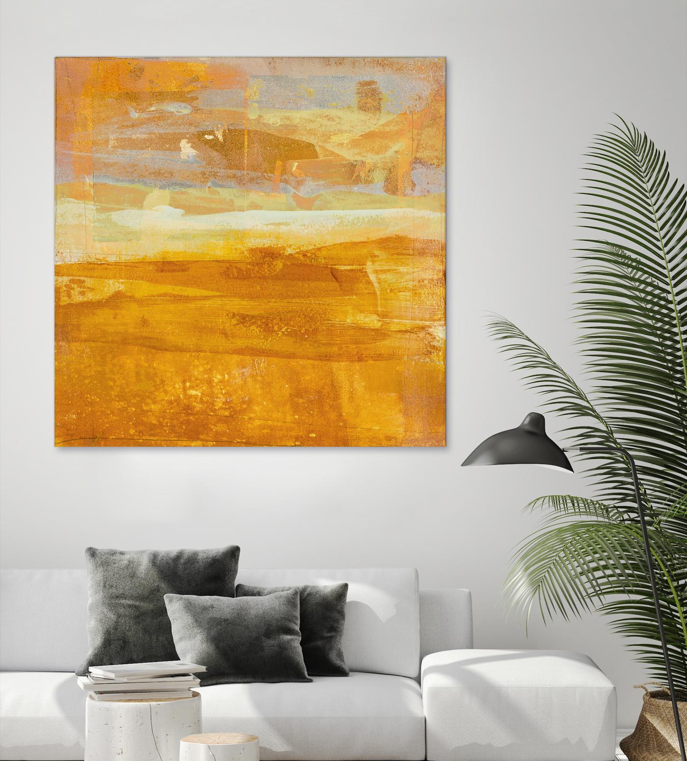Citrus Dawn 1 by Maeve Harris on GIANT ART - orange abstract