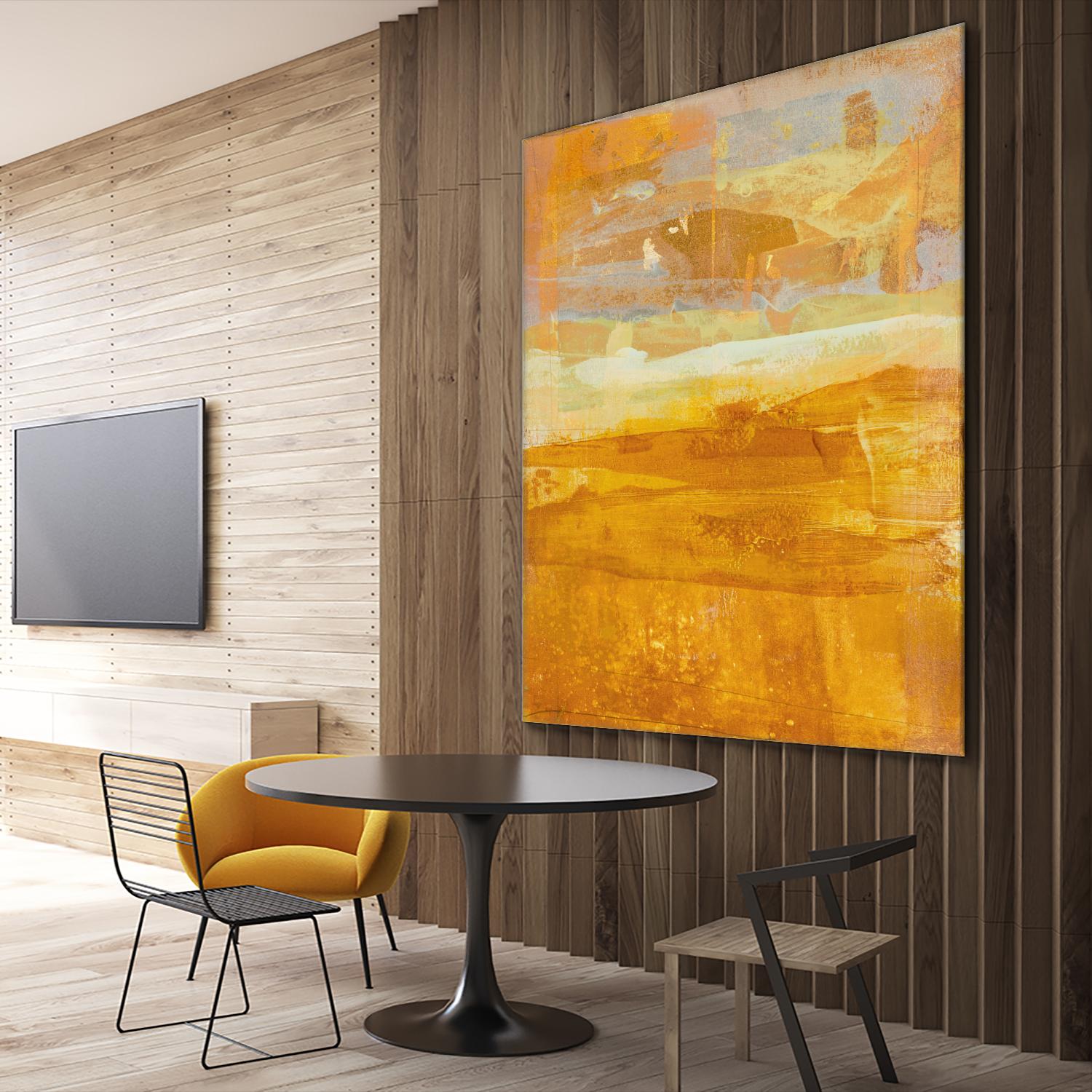 Citrus Dawn 1 by Maeve Harris on GIANT ART - orange abstract