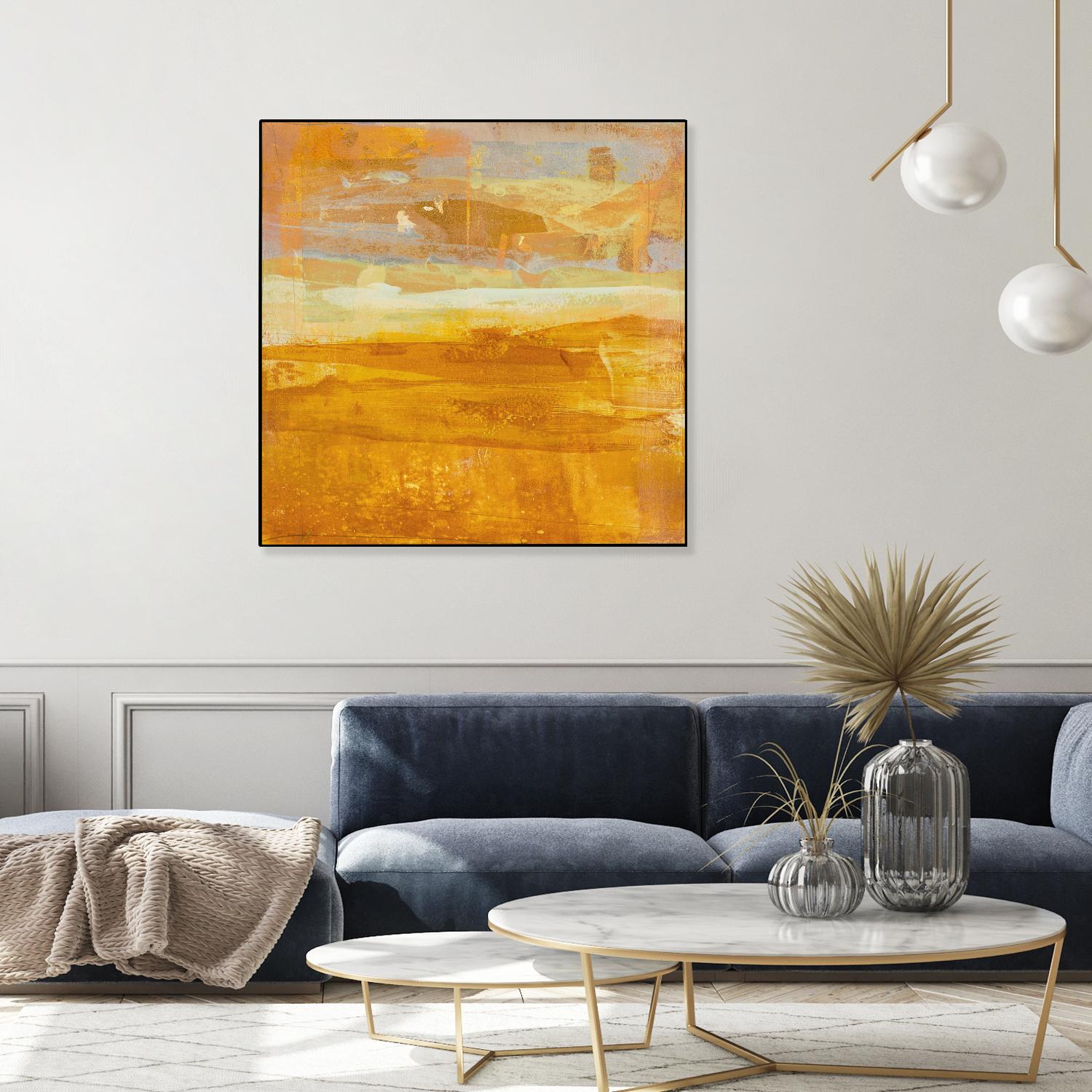 Citrus Dawn 1 by Maeve Harris on GIANT ART - orange abstract
