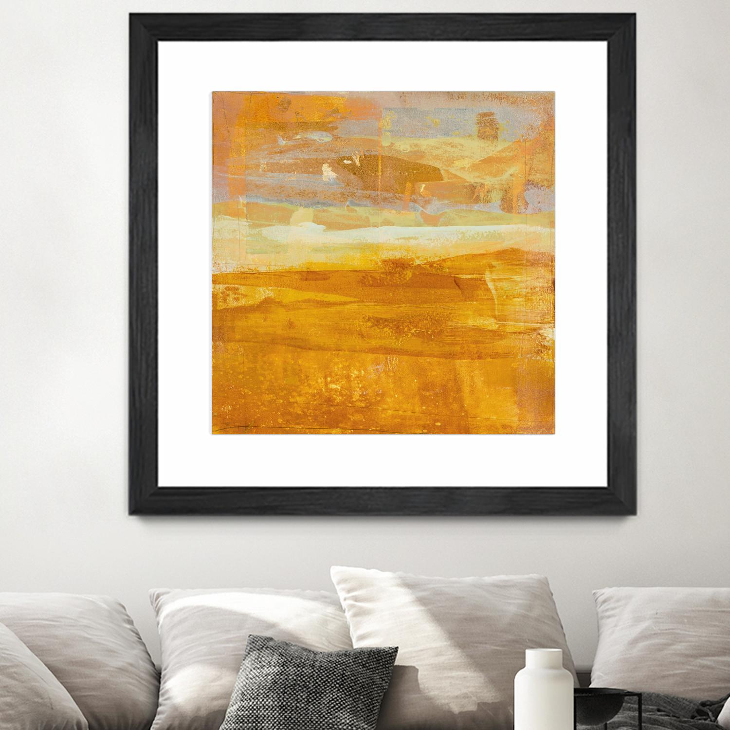 Citrus Dawn 1 by Maeve Harris on GIANT ART - orange abstract
