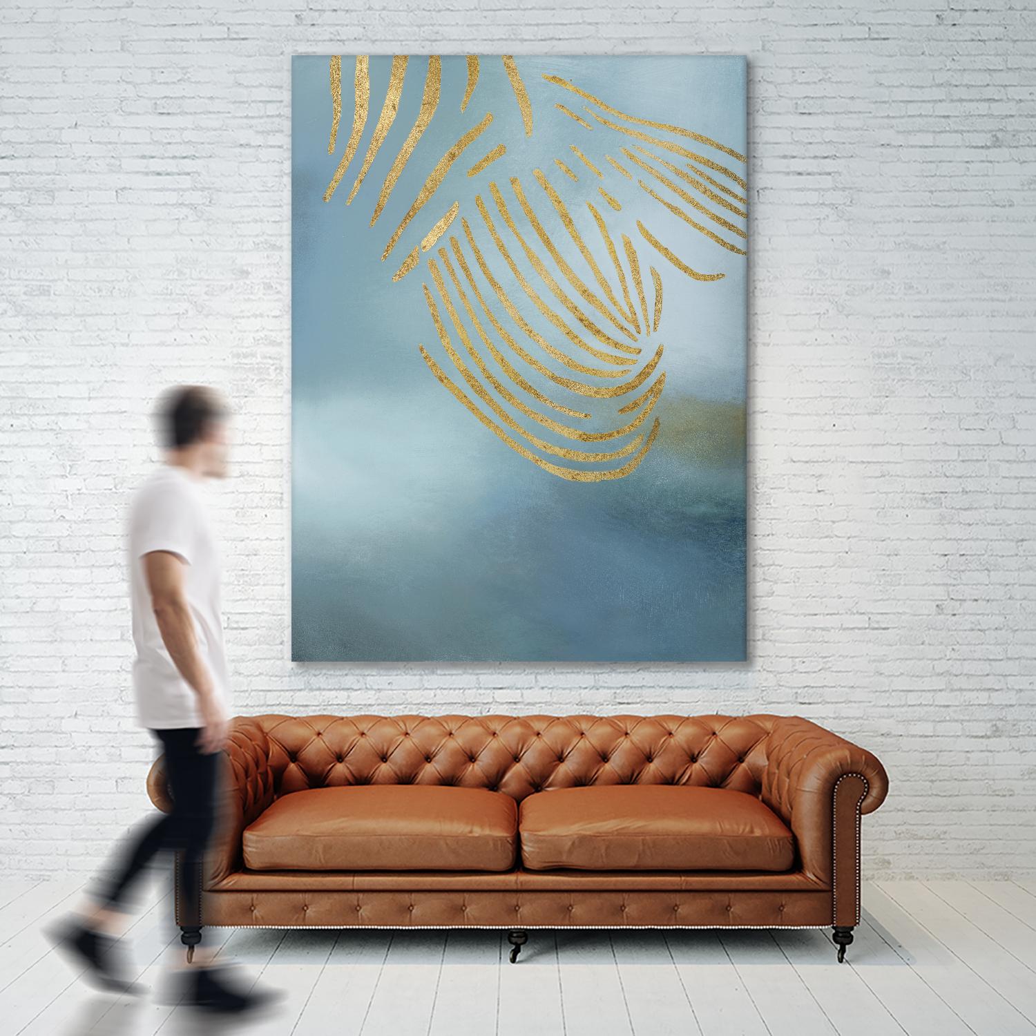 Trend 6 by Kyle Goderwis on GIANT ART - gold abstract
