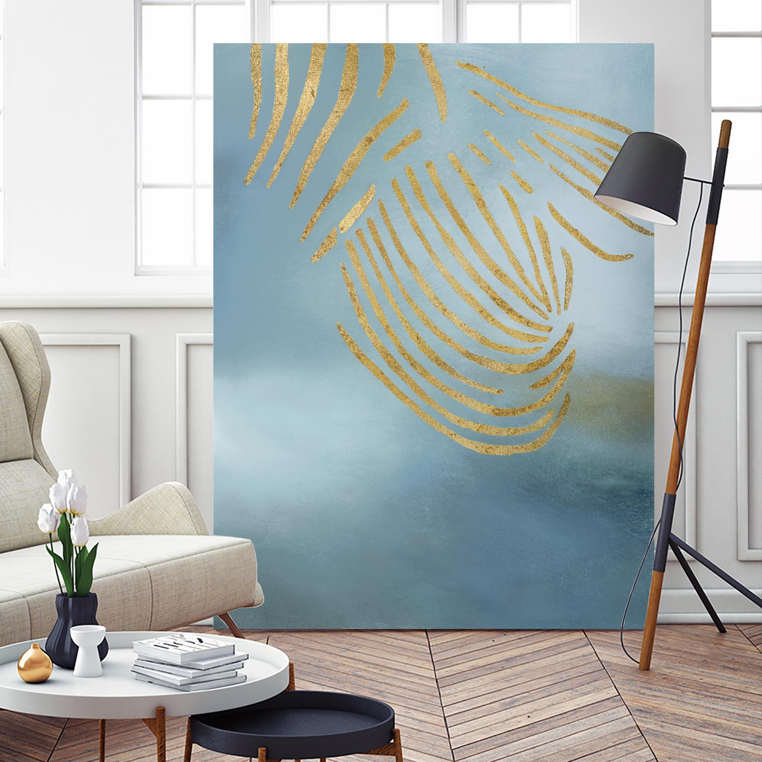 Trend 6 by Kyle Goderwis on GIANT ART - gold abstract