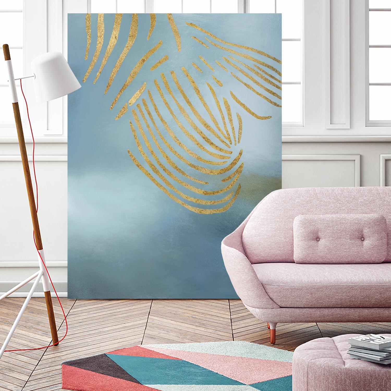 Trend 6 by Kyle Goderwis on GIANT ART - gold abstract