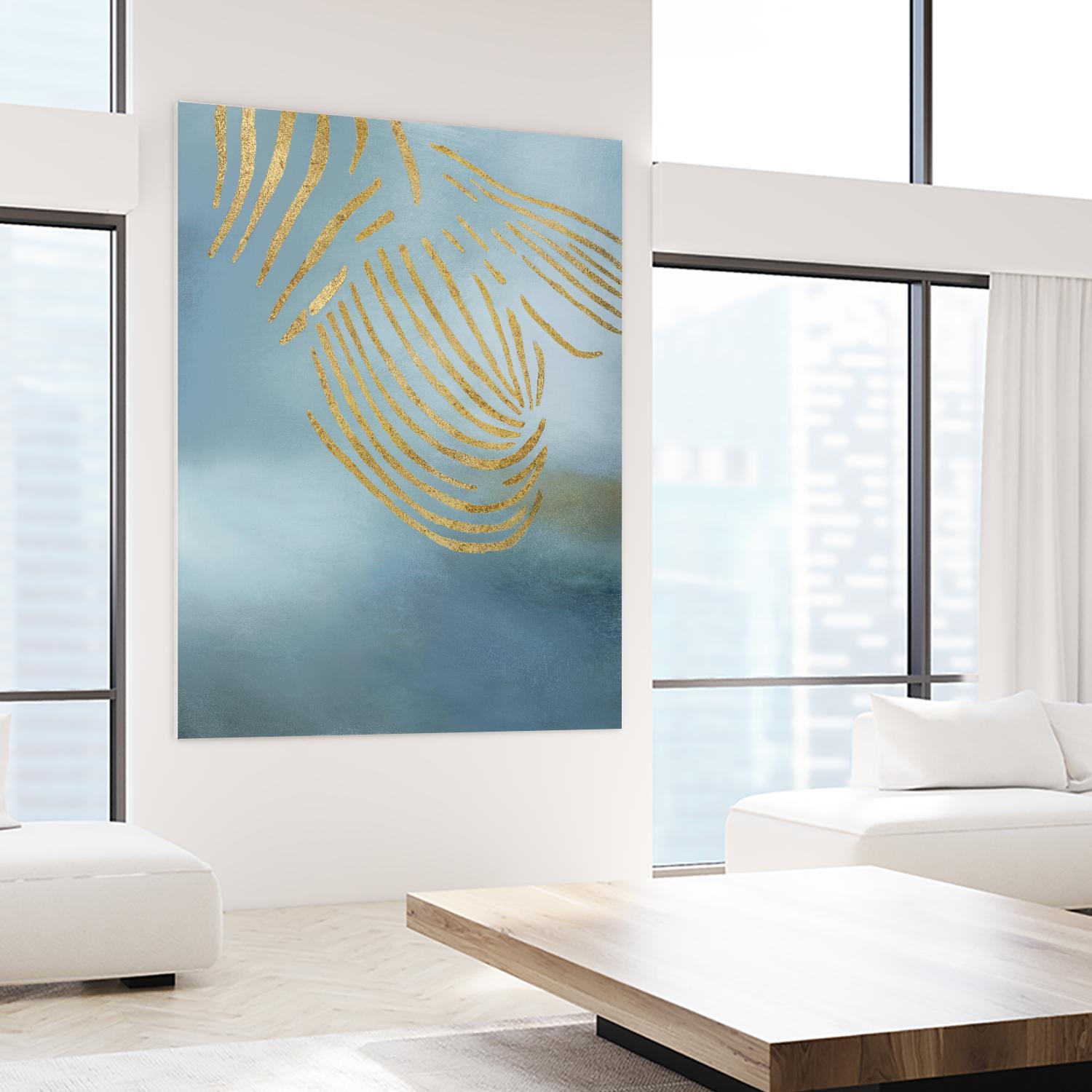 Trend 6 by Kyle Goderwis on GIANT ART - gold abstract