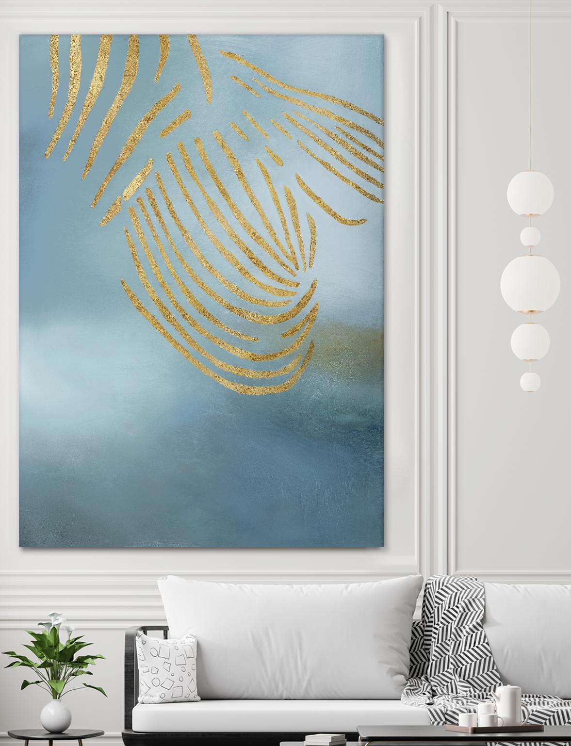 Trend 6 by Kyle Goderwis on GIANT ART - gold abstract