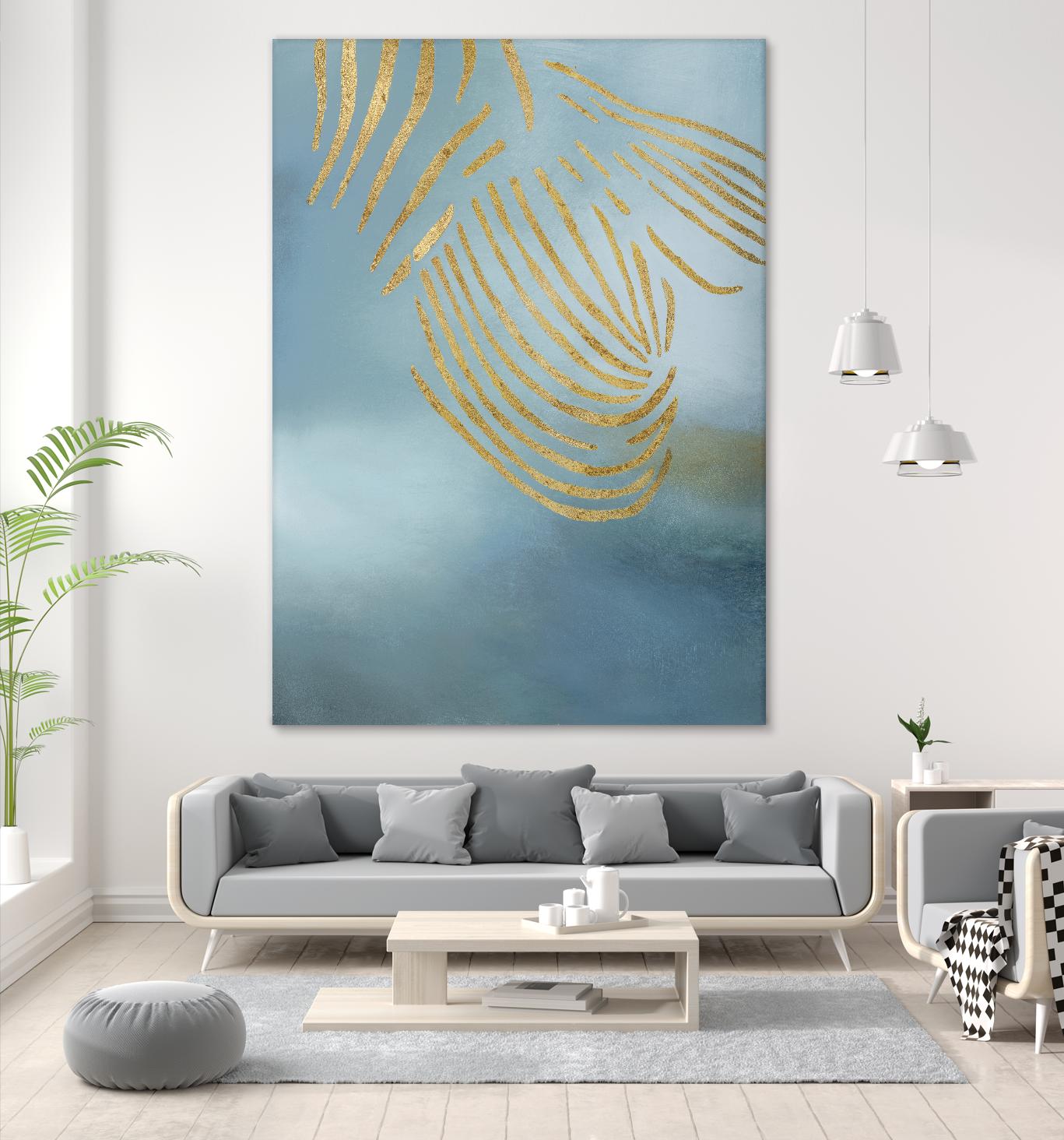 Trend 6 by Kyle Goderwis on GIANT ART - gold abstract