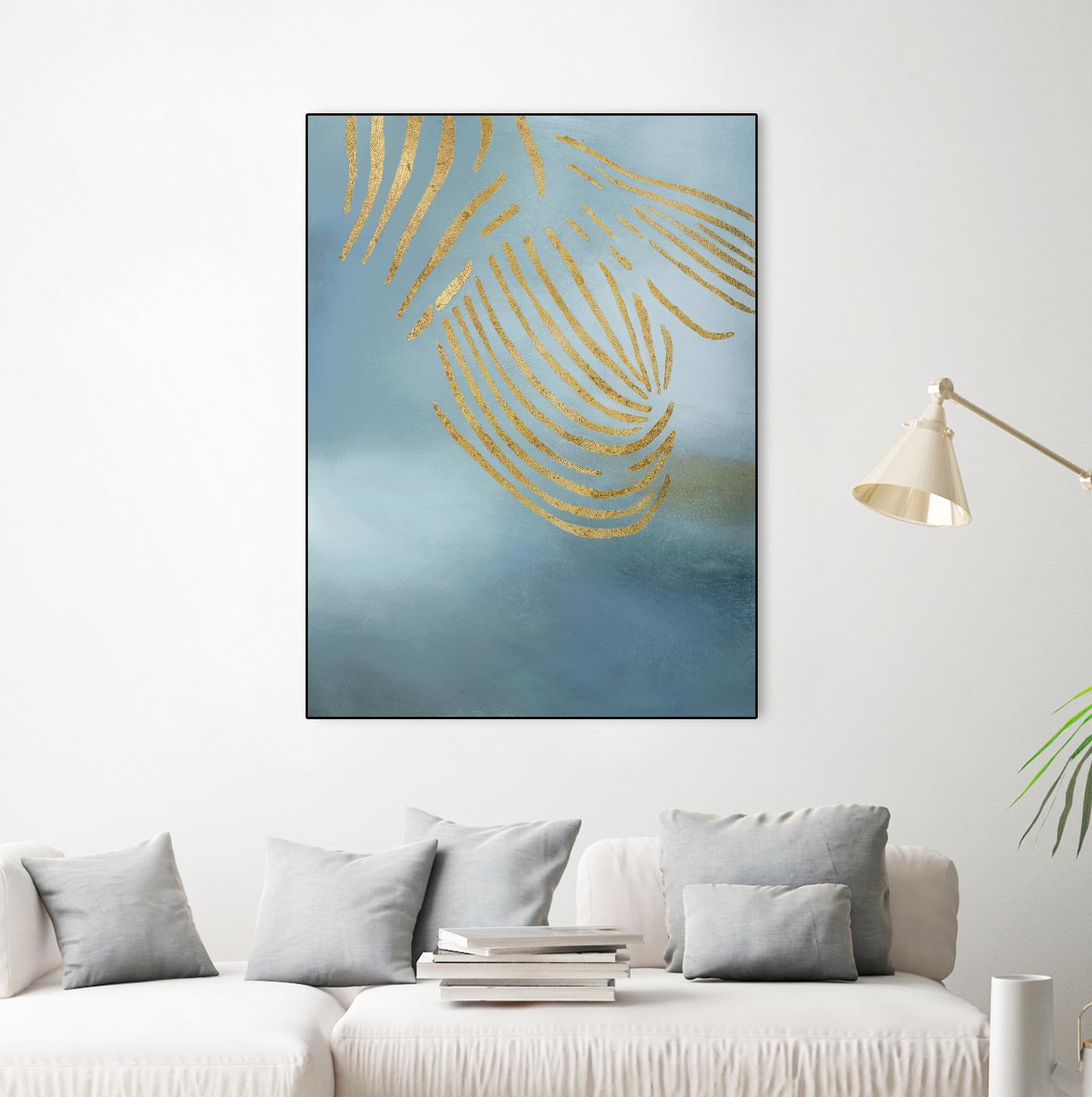 Trend 6 by Kyle Goderwis on GIANT ART - gold abstract
