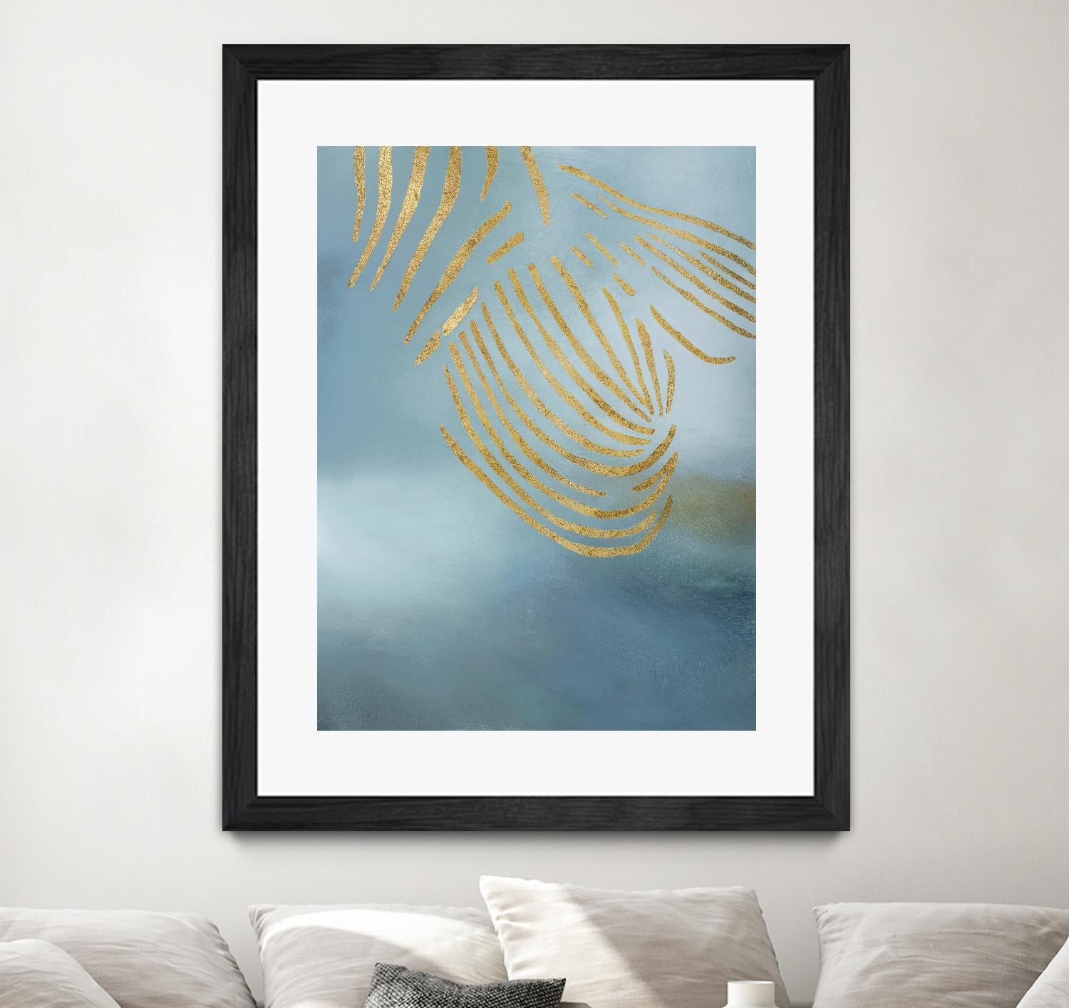 Trend 6 by Kyle Goderwis on GIANT ART - gold abstract