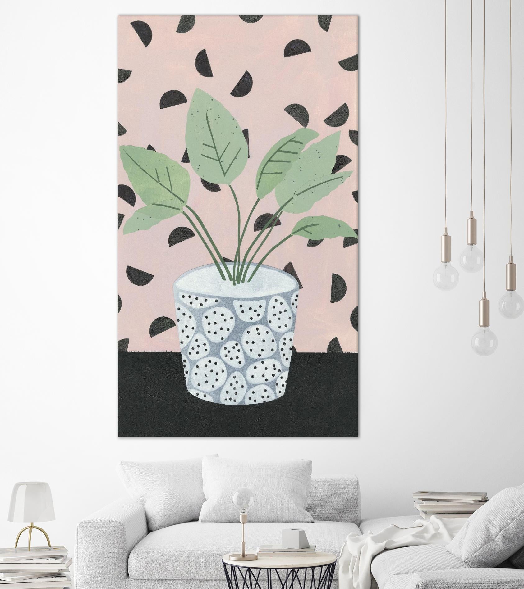 Table Plant 2 by ML Studio on GIANT ART - black contemporary plant