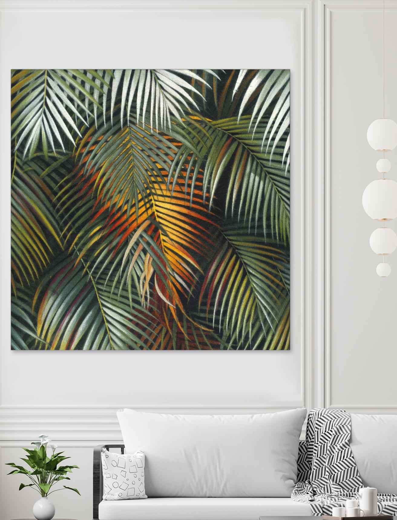 Tropical Suite VI by Nyoman Sudarsa on GIANT ART - yellow tropical