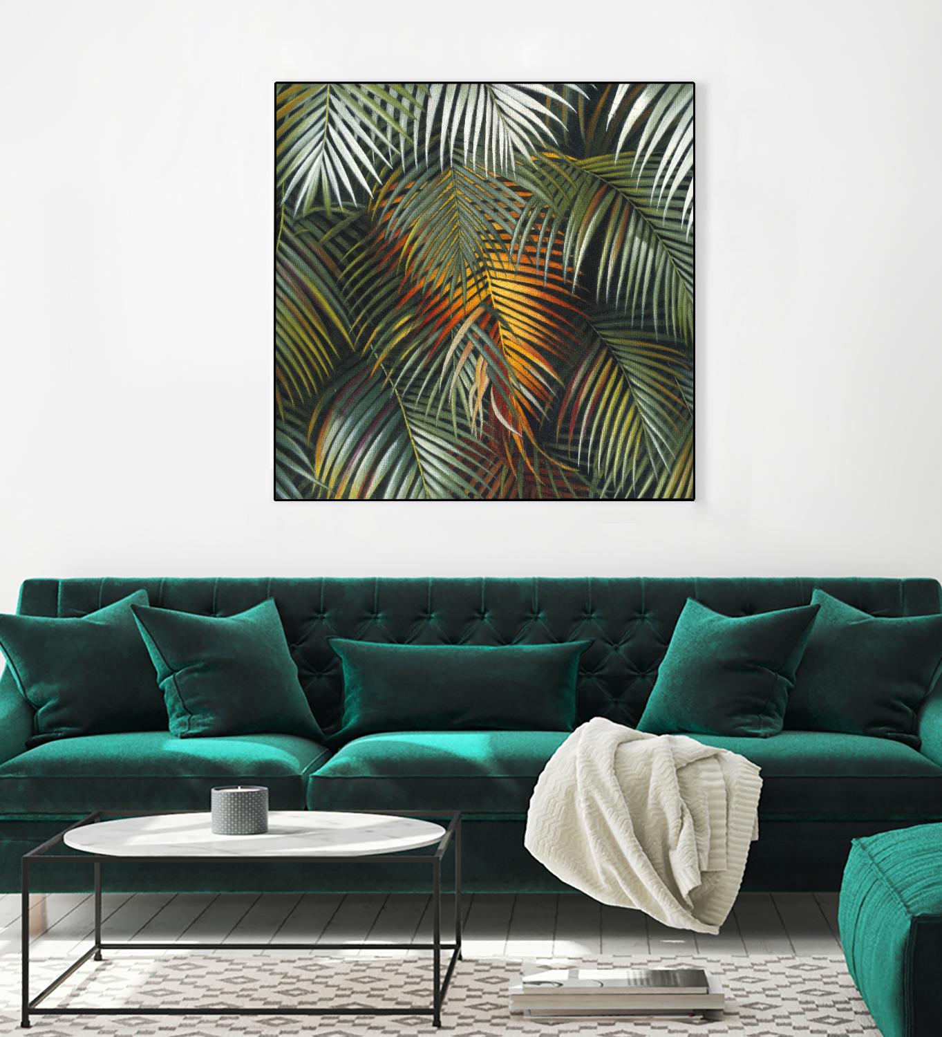 Tropical Suite VI by Nyoman Sudarsa on GIANT ART - yellow tropical