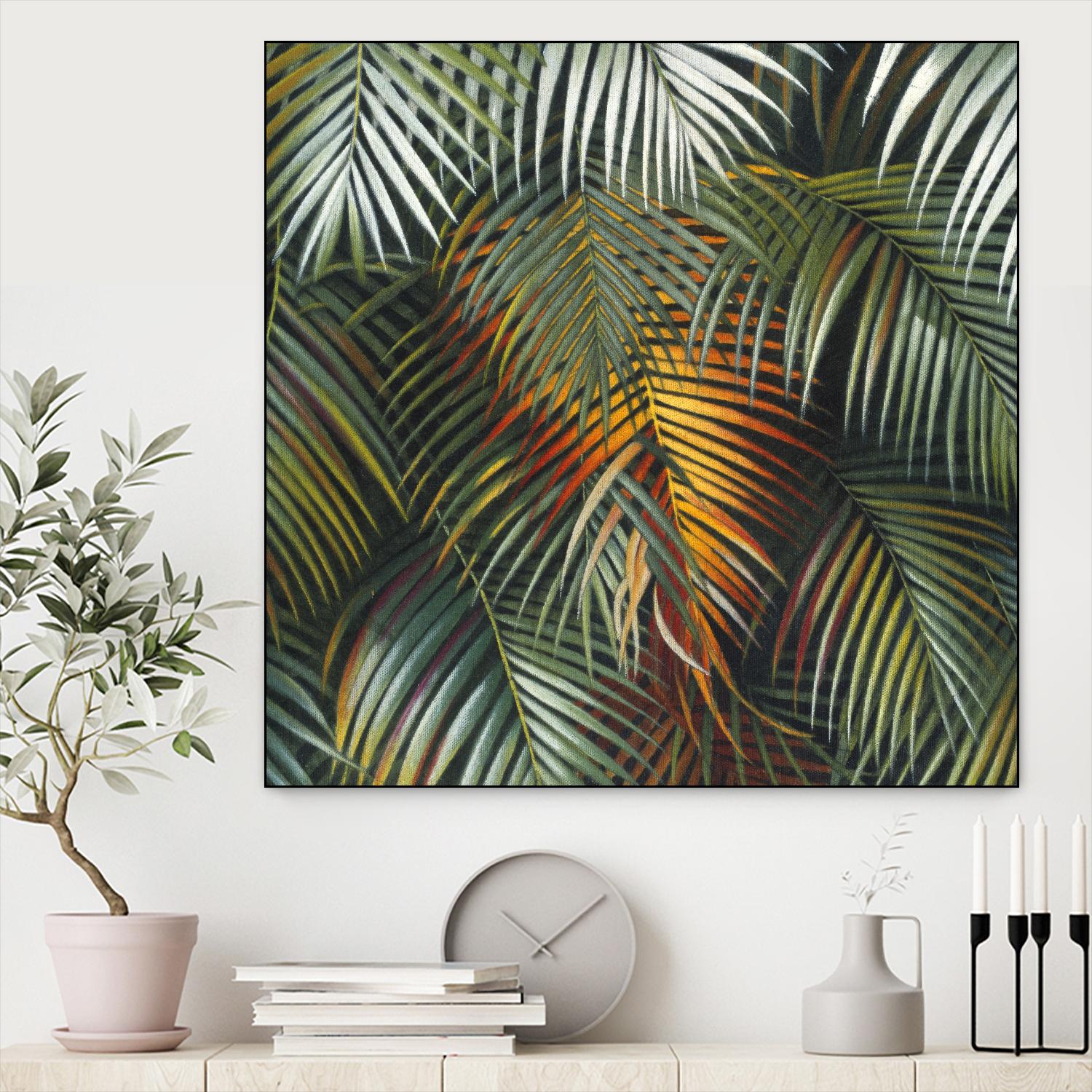 Tropical Suite VI by Nyoman Sudarsa on GIANT ART - yellow tropical