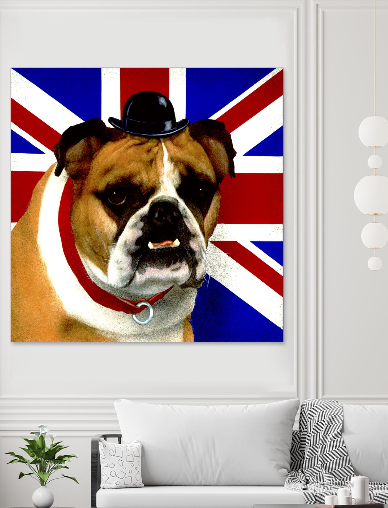 Bully by Will Bullas on GIANT ART - blue animals