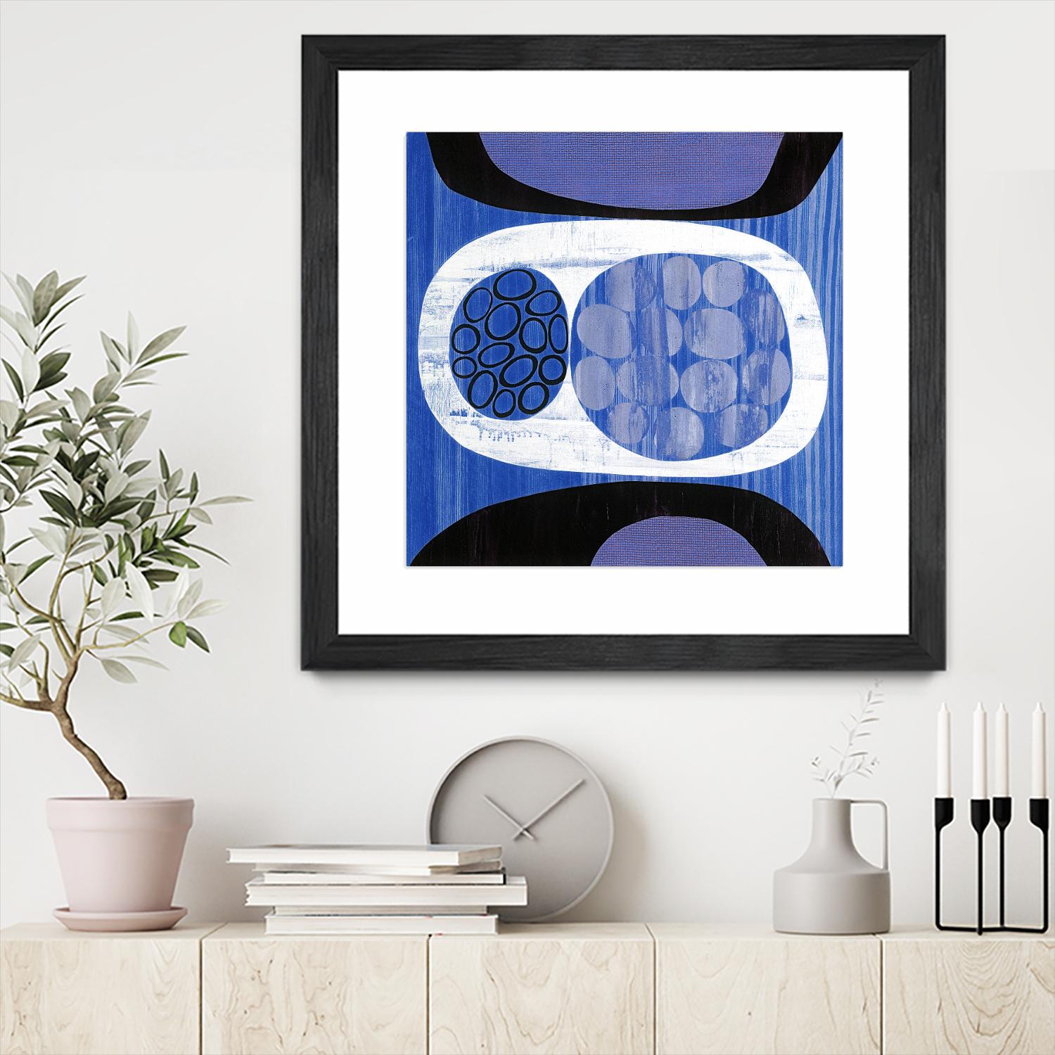 New Beginning II by Mary Calkins on GIANT ART - purple abstract