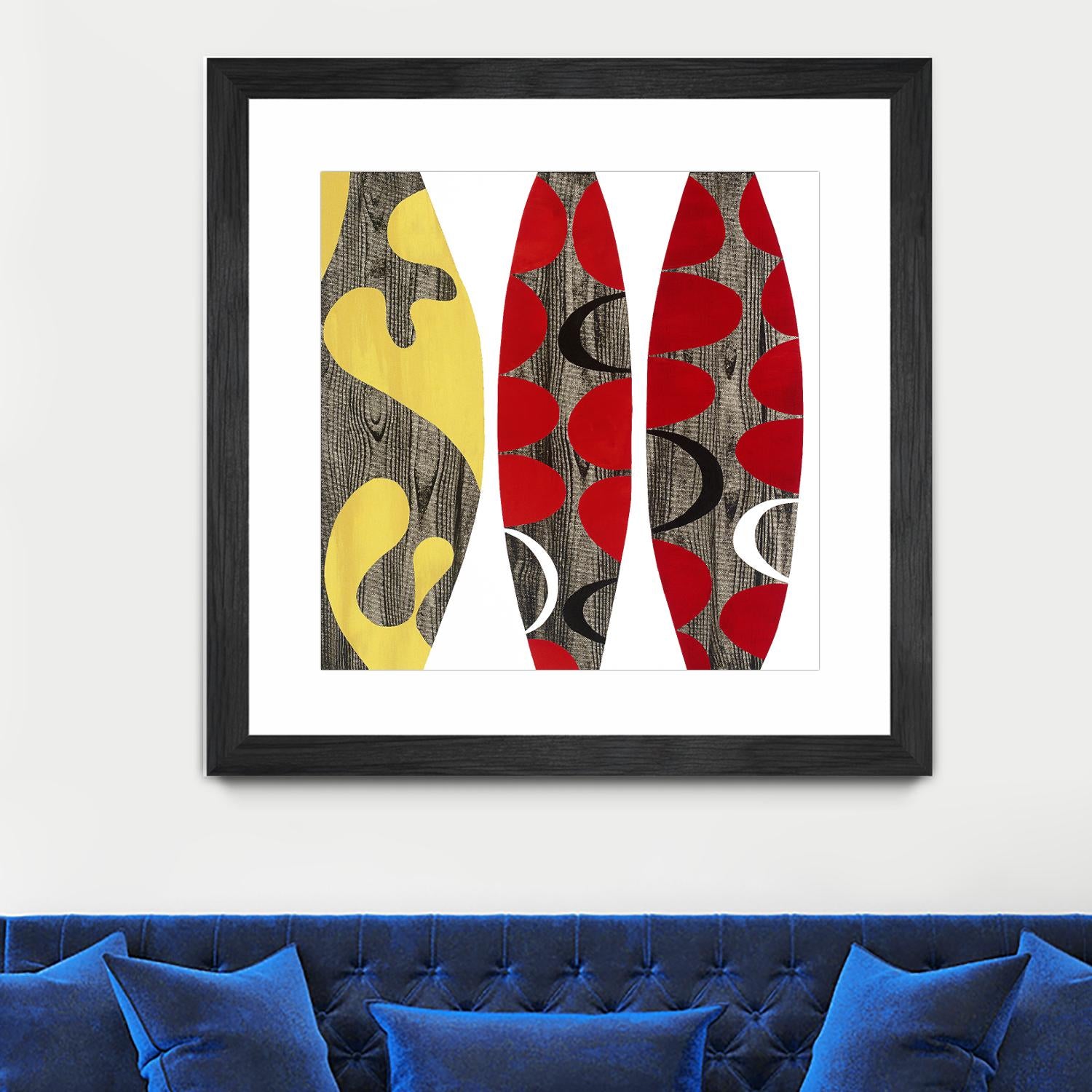 Empowerment I by Mary Calkins on GIANT ART - red abstract