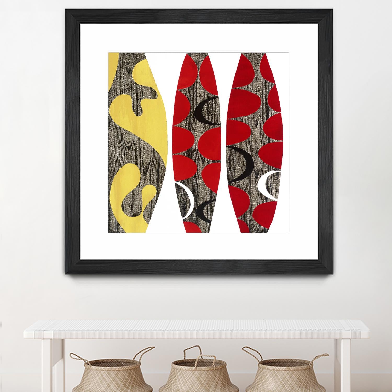 Empowerment I by Mary Calkins on GIANT ART - red abstract