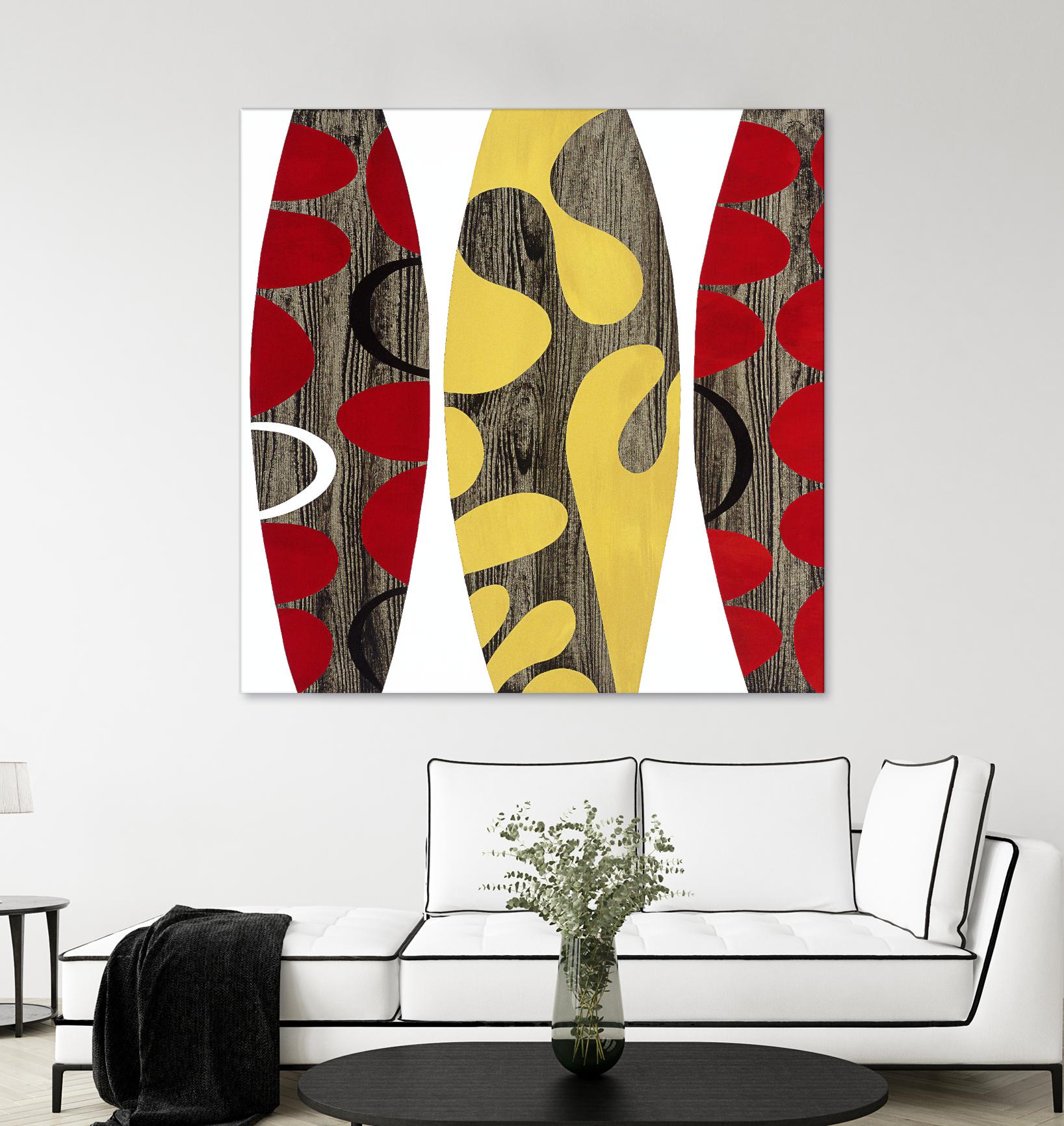 Empowerment II by Mary Calkins on GIANT ART - red abstract