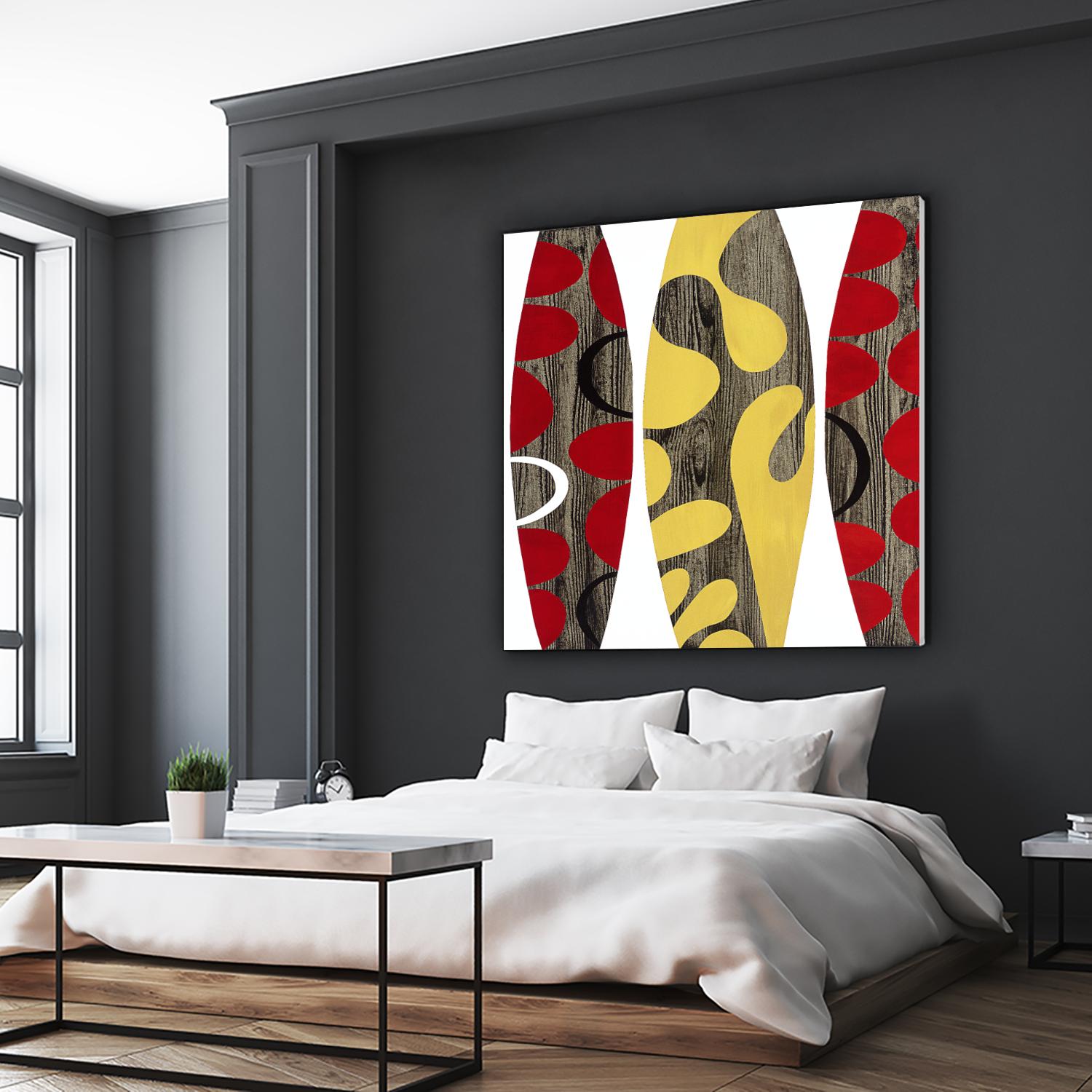 Empowerment II by Mary Calkins on GIANT ART - red abstract