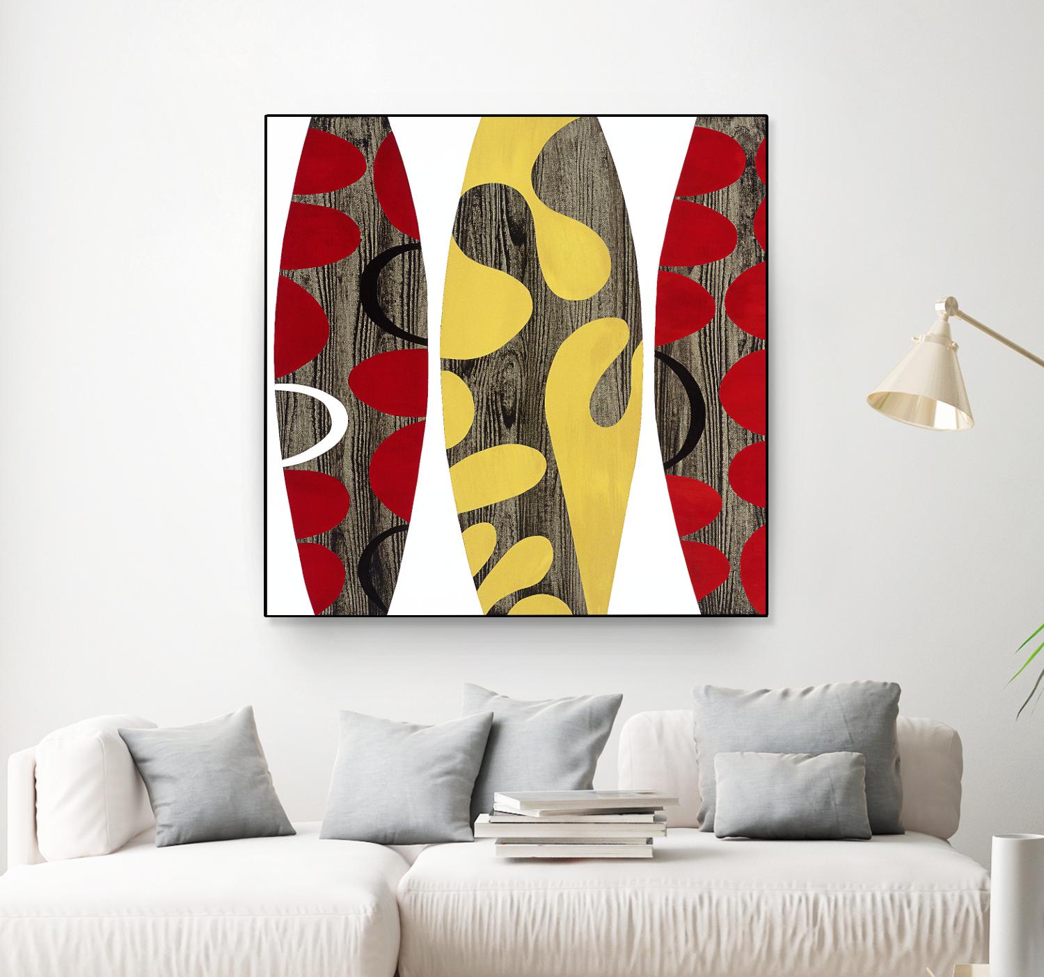 Empowerment II by Mary Calkins on GIANT ART - red abstract