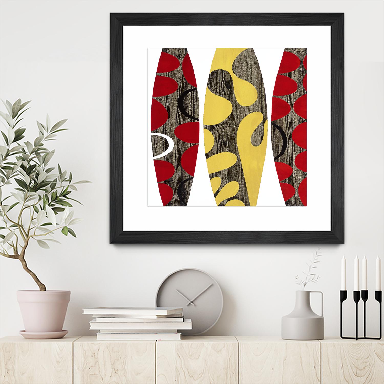 Empowerment II by Mary Calkins on GIANT ART - red abstract