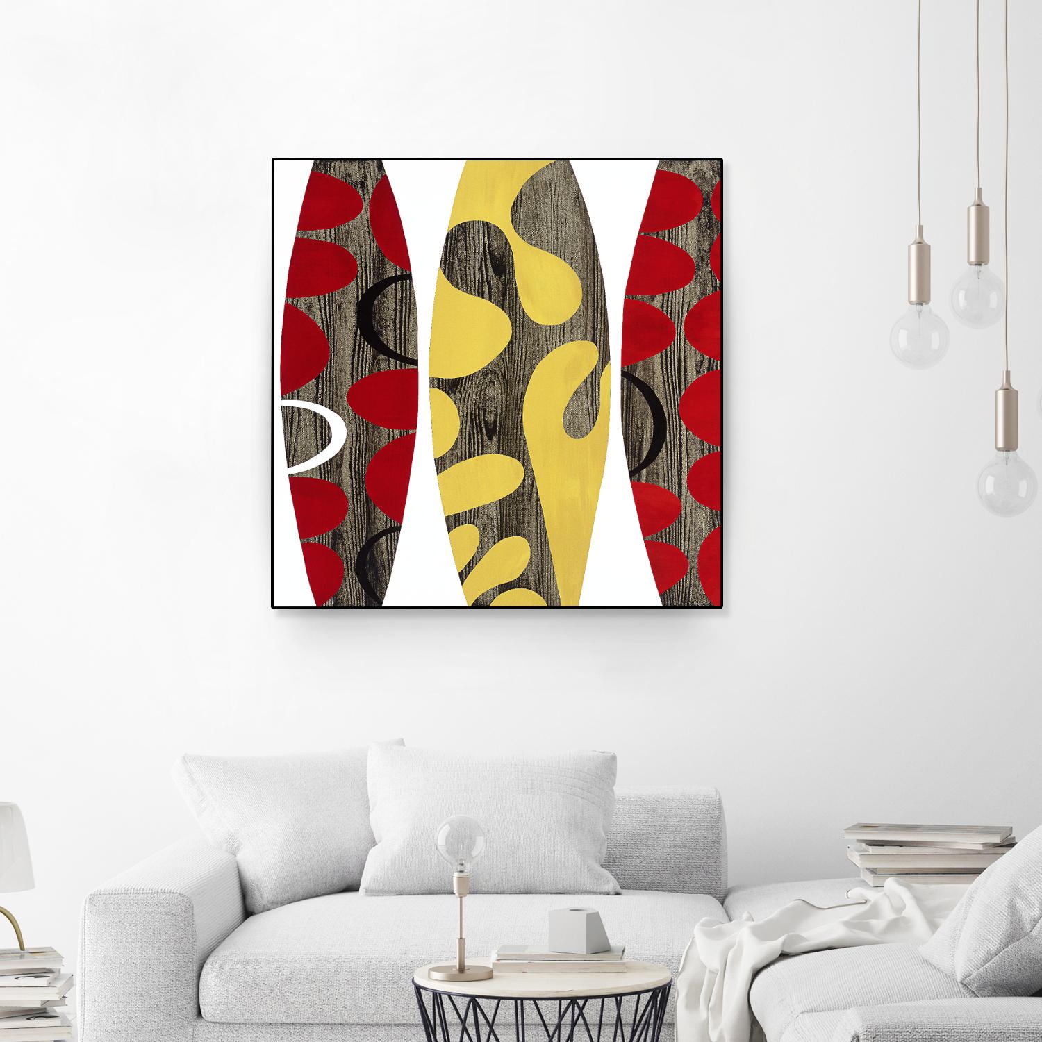Empowerment II by Mary Calkins on GIANT ART - red abstract