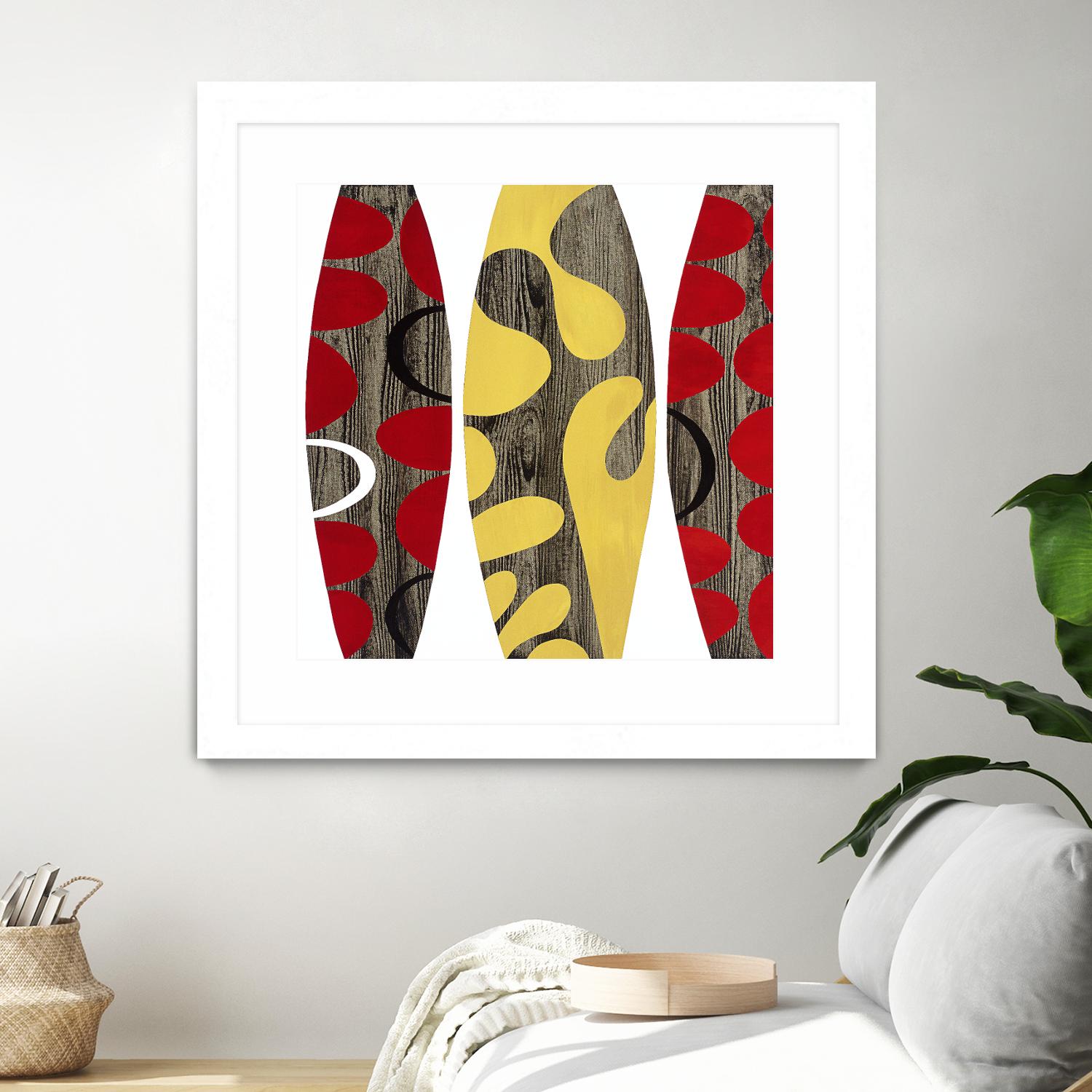 Empowerment II by Mary Calkins on GIANT ART - red abstract