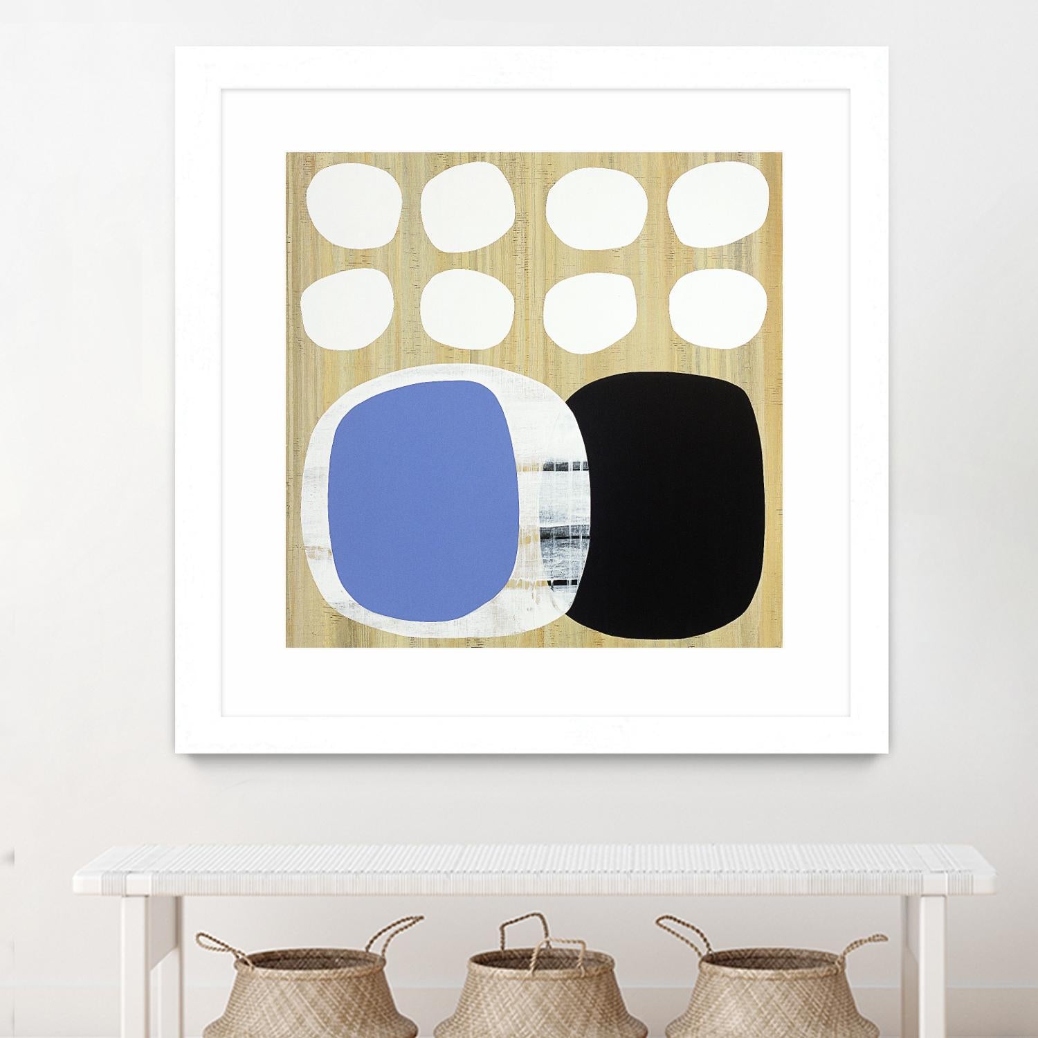 Luna Azul II by Mary Calkins on GIANT ART - blue abstract