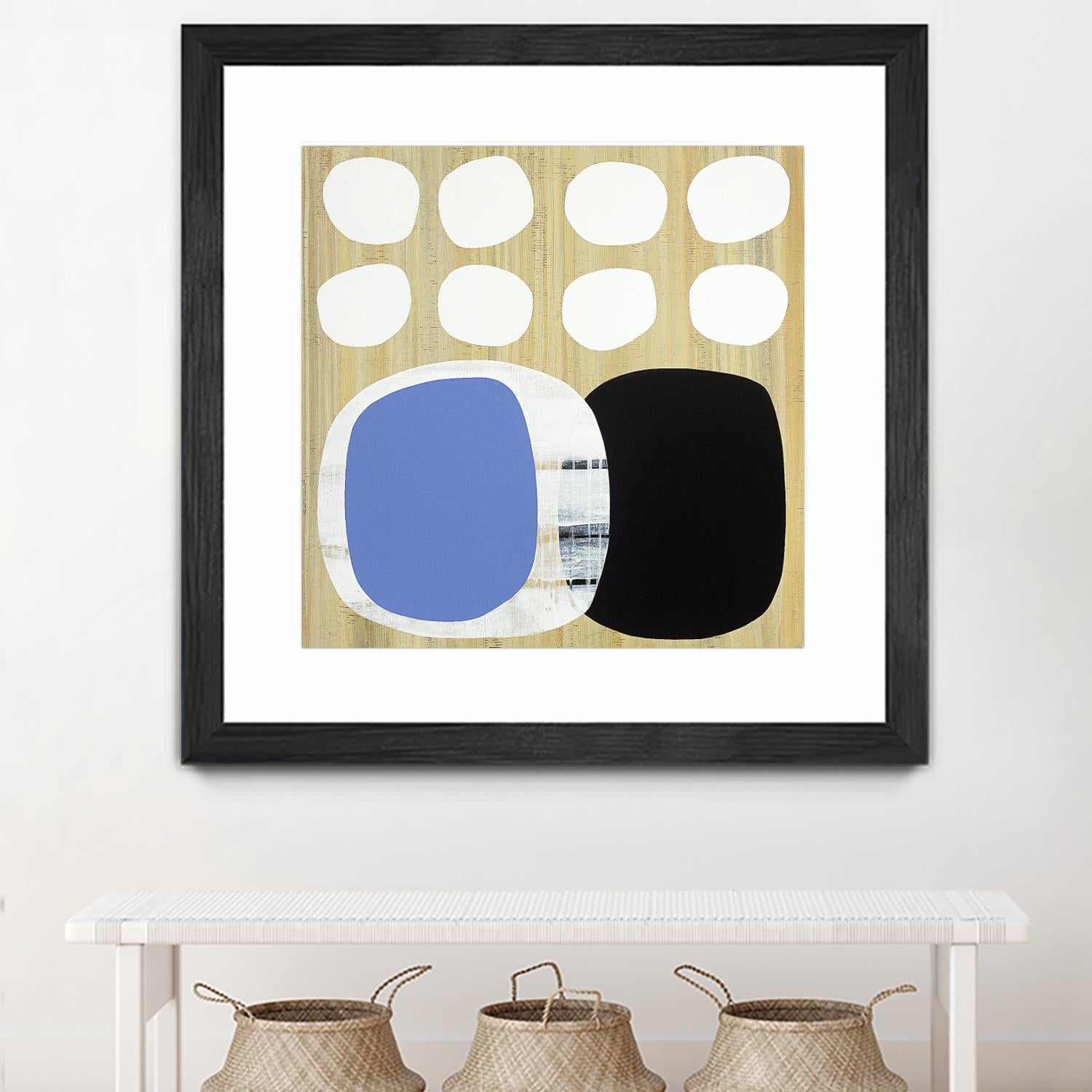 Luna Azul II by Mary Calkins on GIANT ART - blue abstract