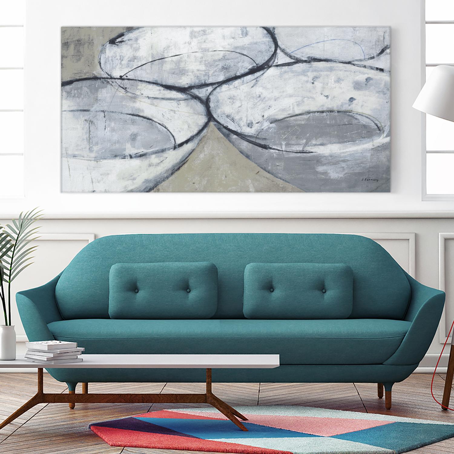 Plaza 1 by David Dauncey on GIANT ART - blue still life