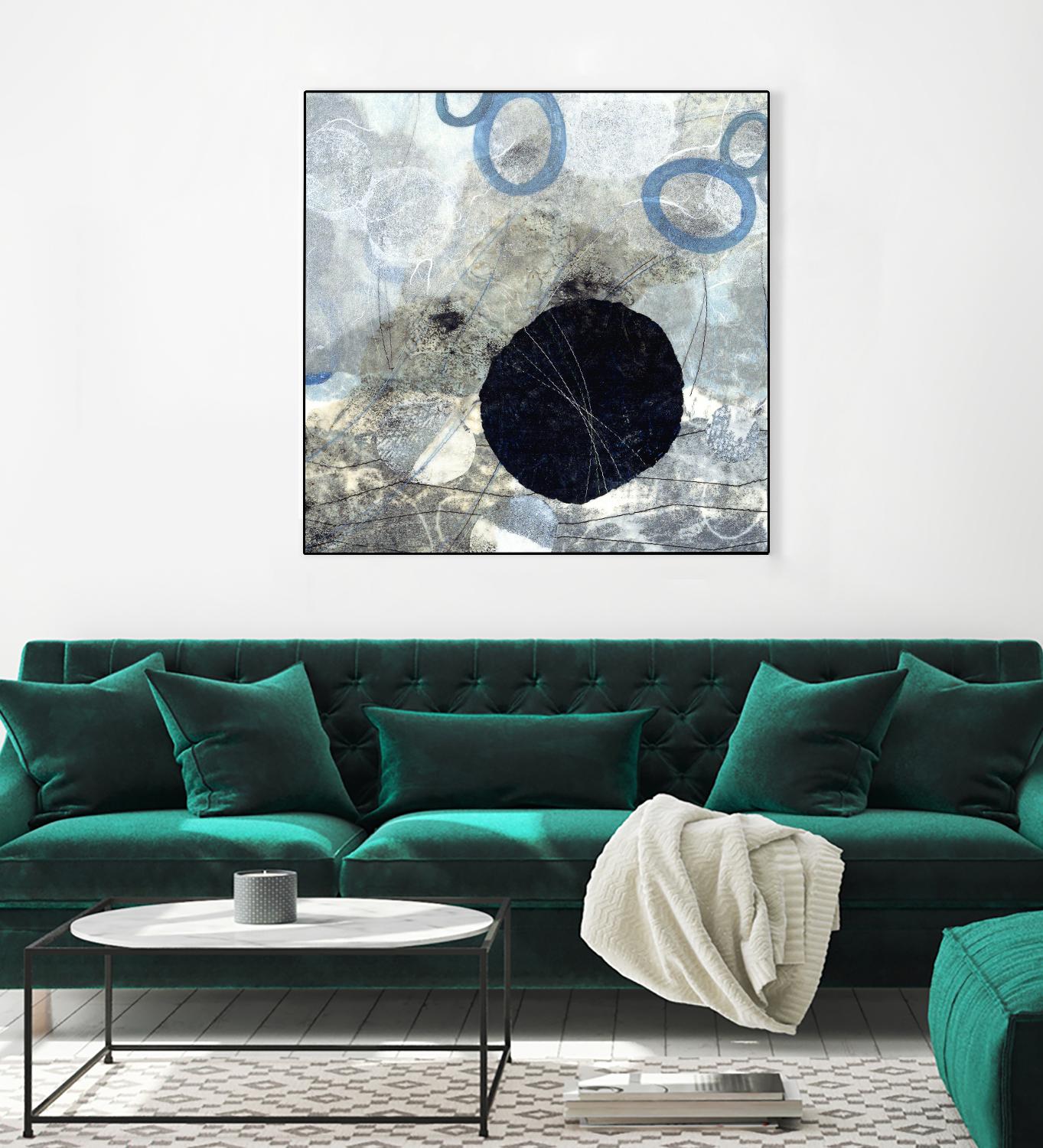 Pathways II: Crash by David Owen Hastings on GIANT ART - blue abstract