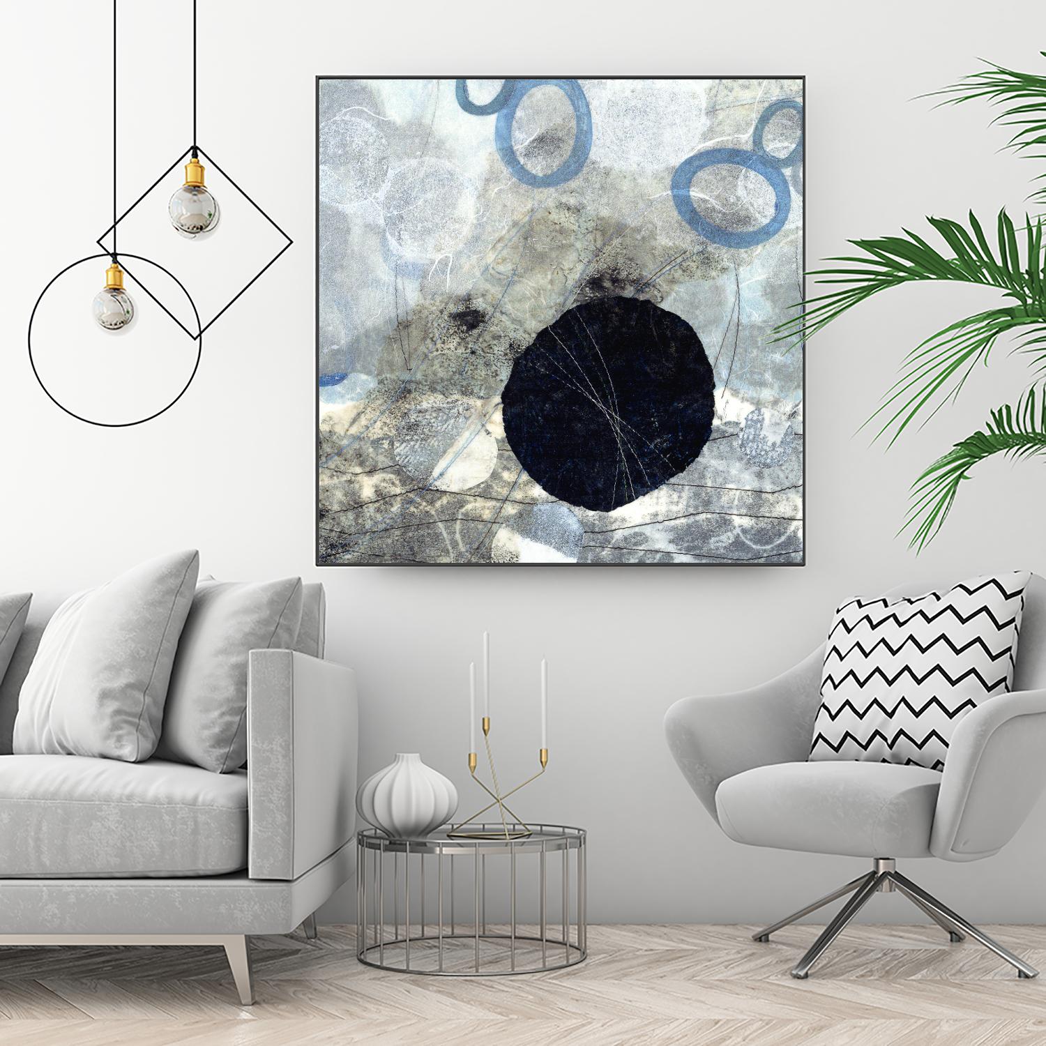 Pathways II: Crash by David Owen Hastings on GIANT ART - blue abstract