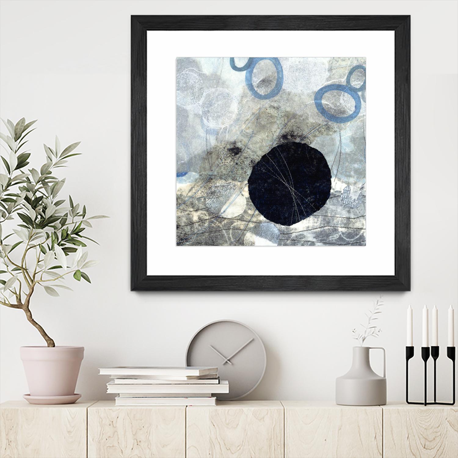 Pathways II: Crash by David Owen Hastings on GIANT ART - blue abstract