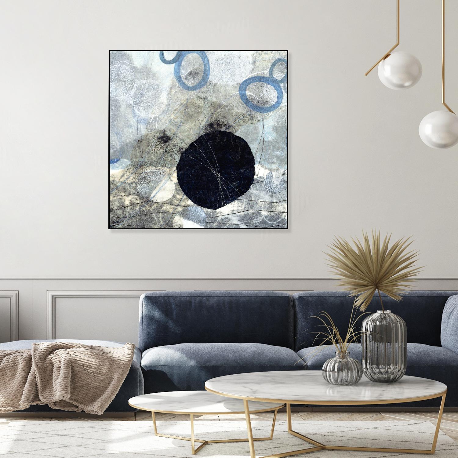 Pathways II: Crash by David Owen Hastings on GIANT ART - blue abstract