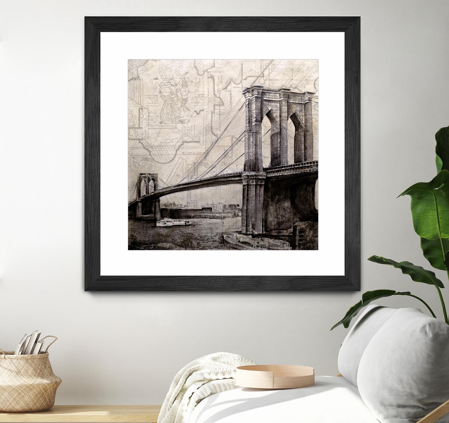Bridges of Old by John Douglas on GIANT ART - beige city scene