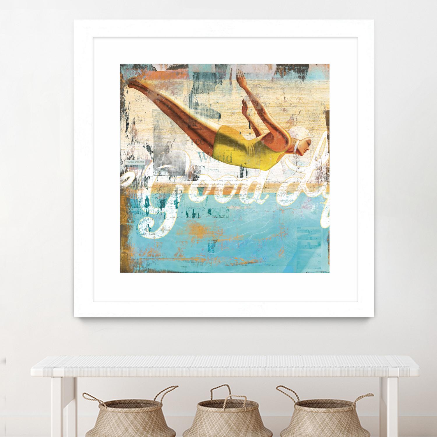 The Good Life by Cory Steffen on GIANT ART - yellow vintage