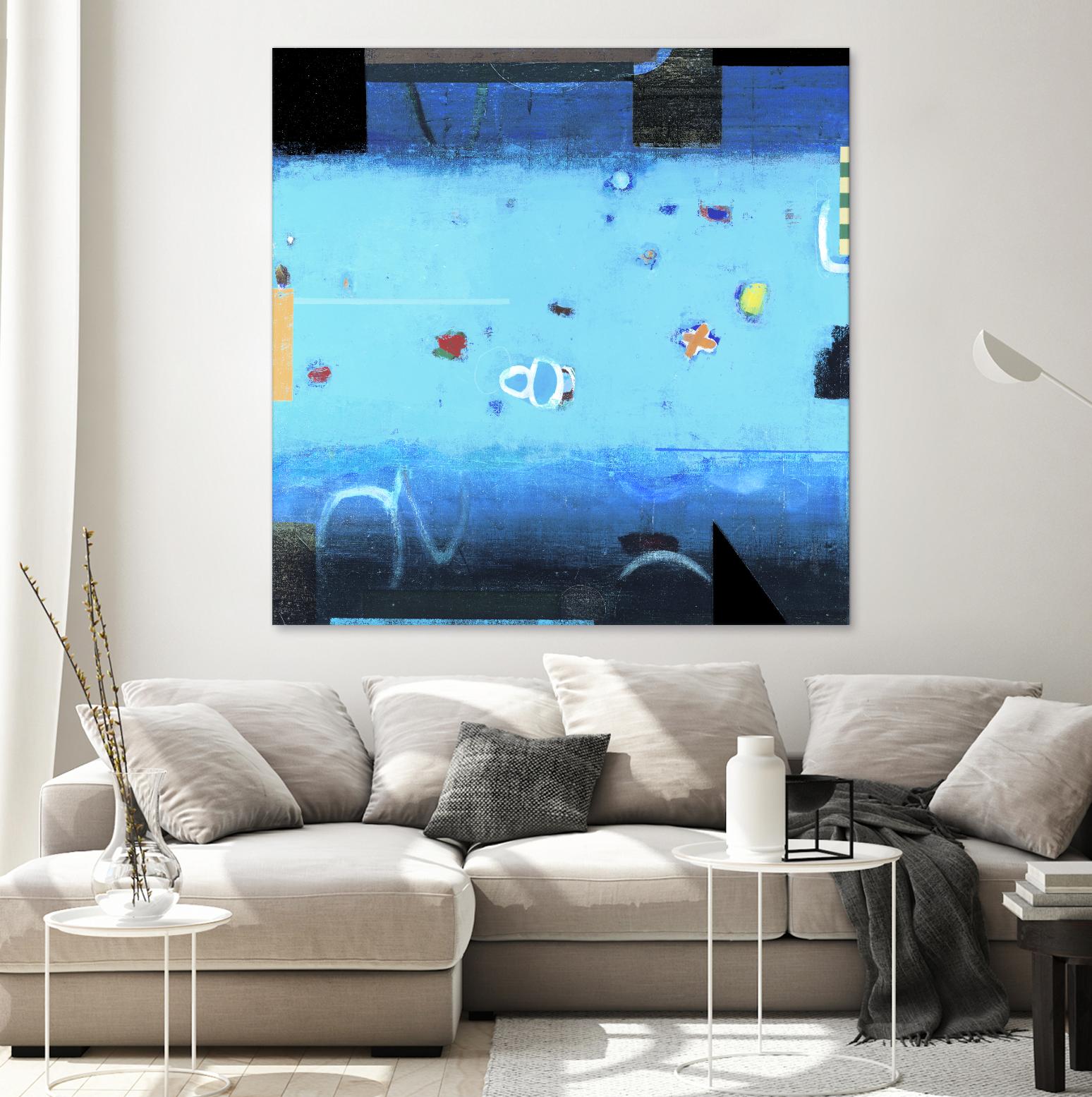 Reflector 1 by David Dauncey on GIANT ART - black abstract