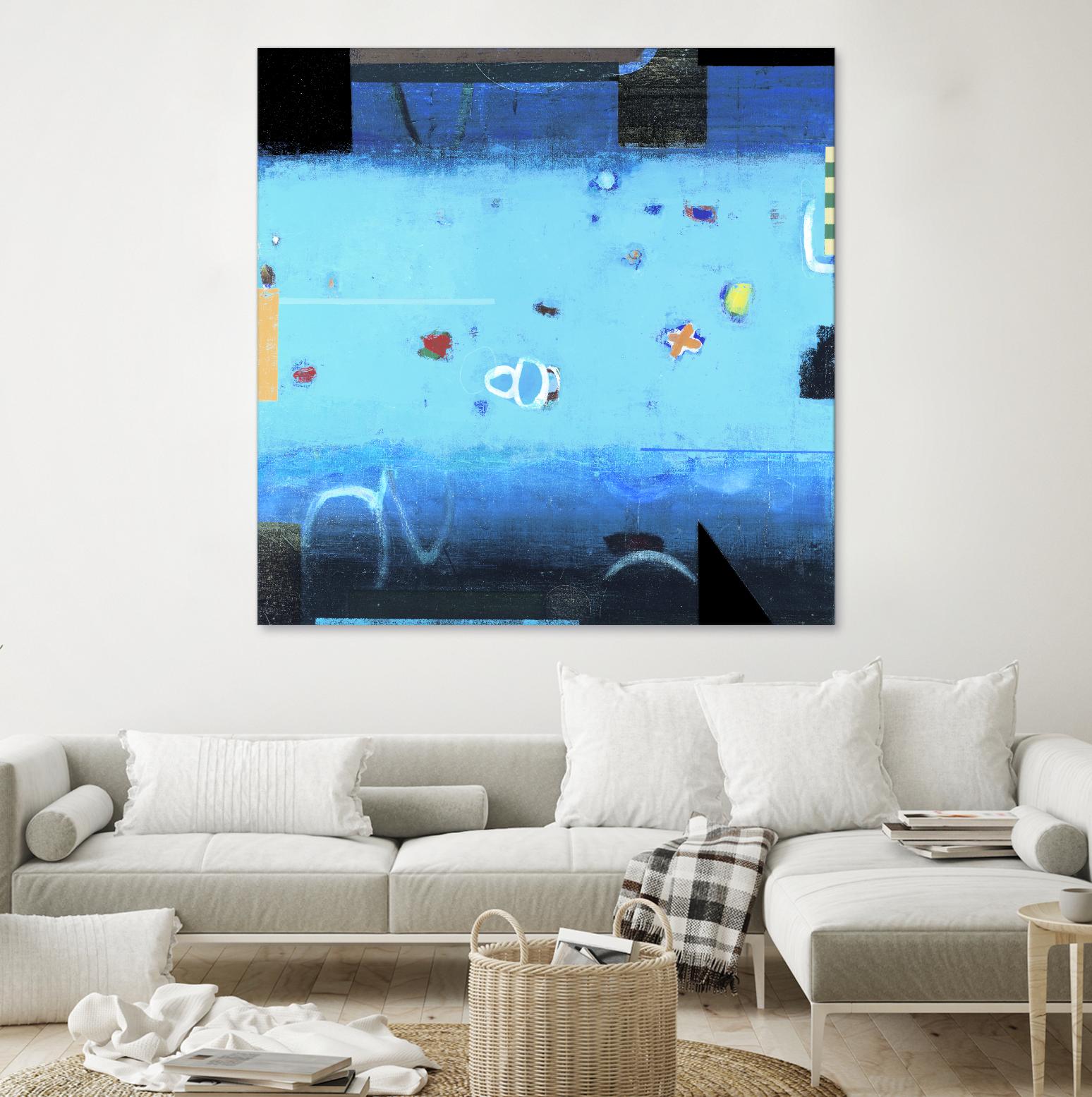 Reflector 1 by David Dauncey on GIANT ART - black abstract