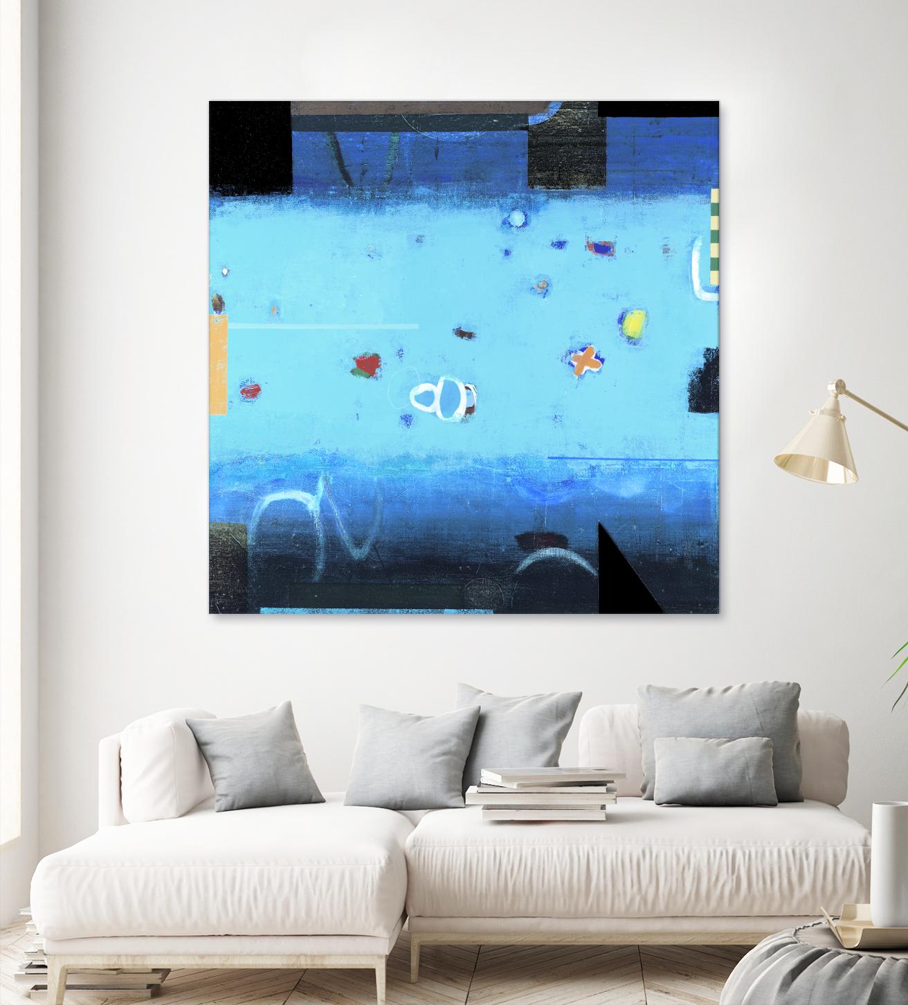 Reflector 1 by David Dauncey on GIANT ART - black abstract