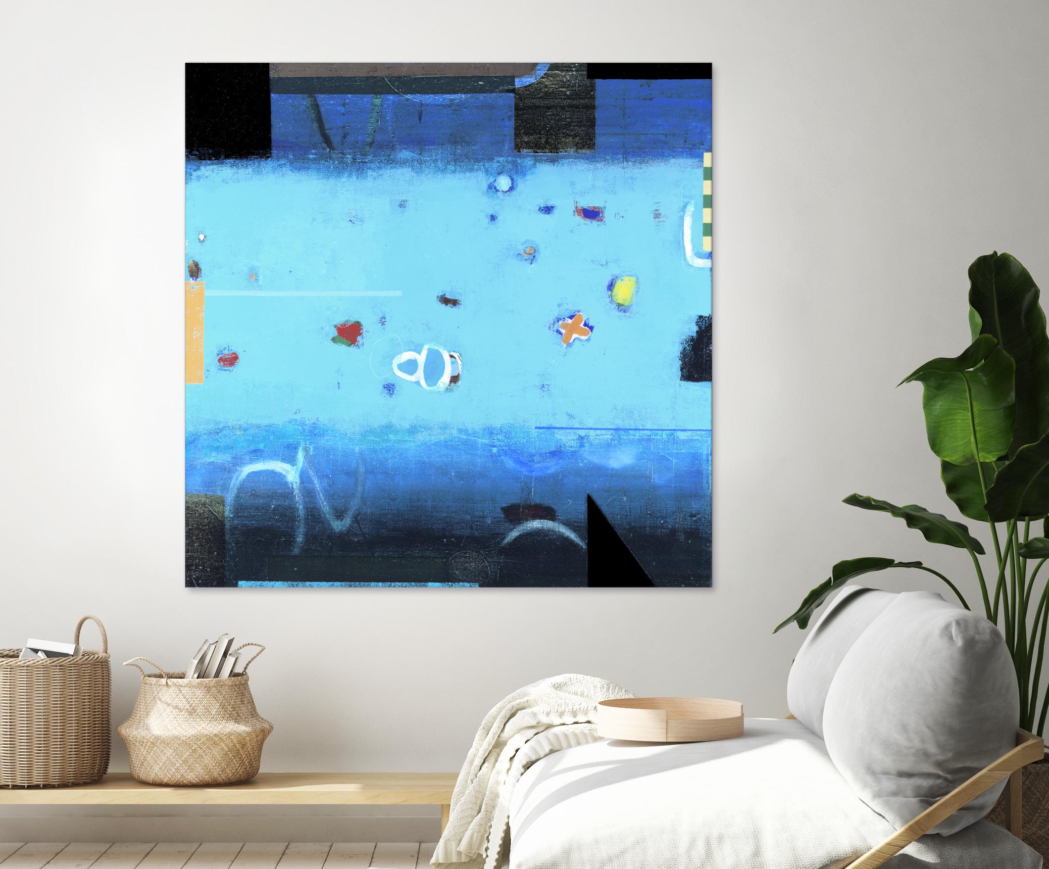 Reflector 1 by David Dauncey on GIANT ART - black abstract